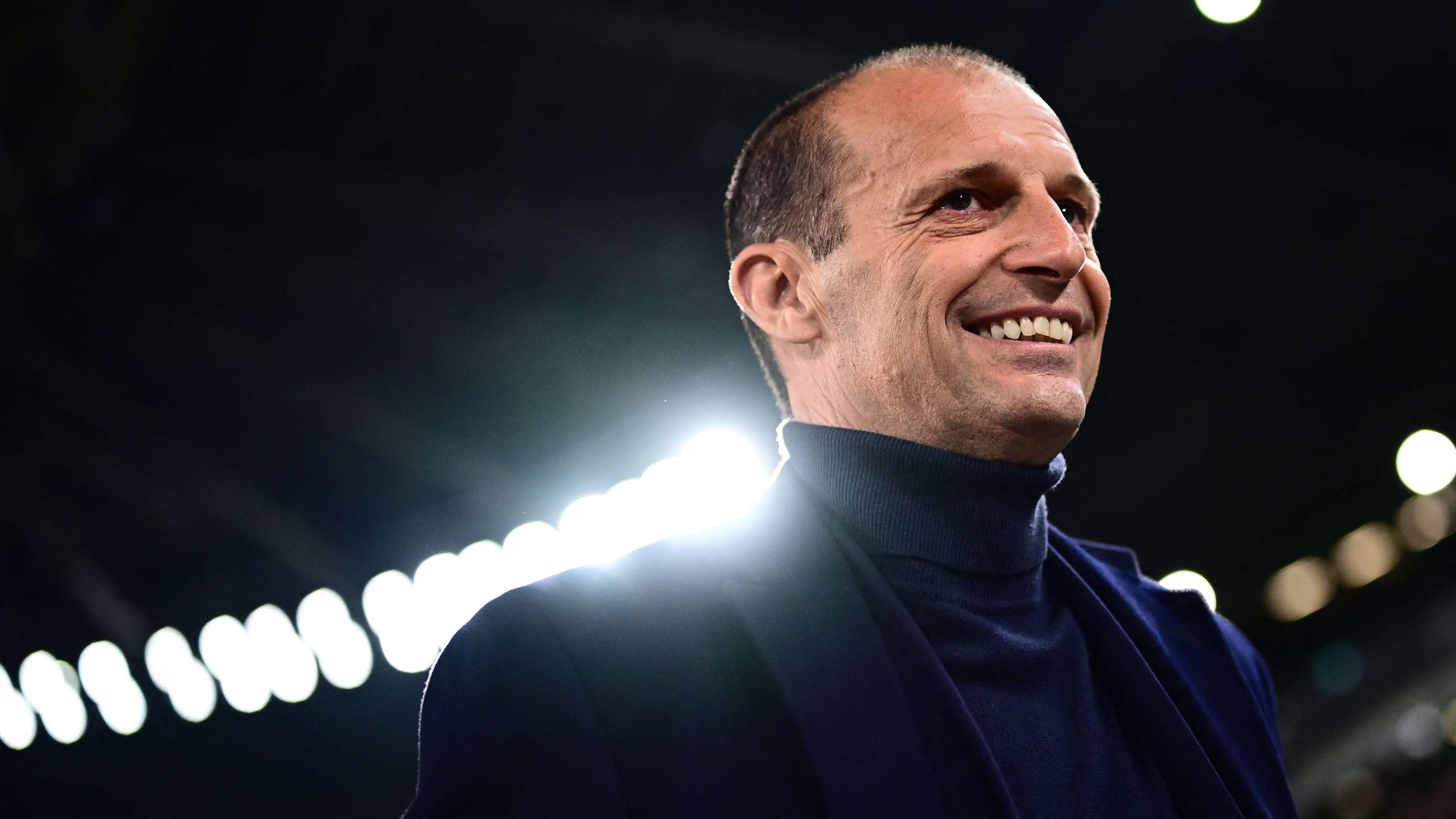 Max Allegri happy