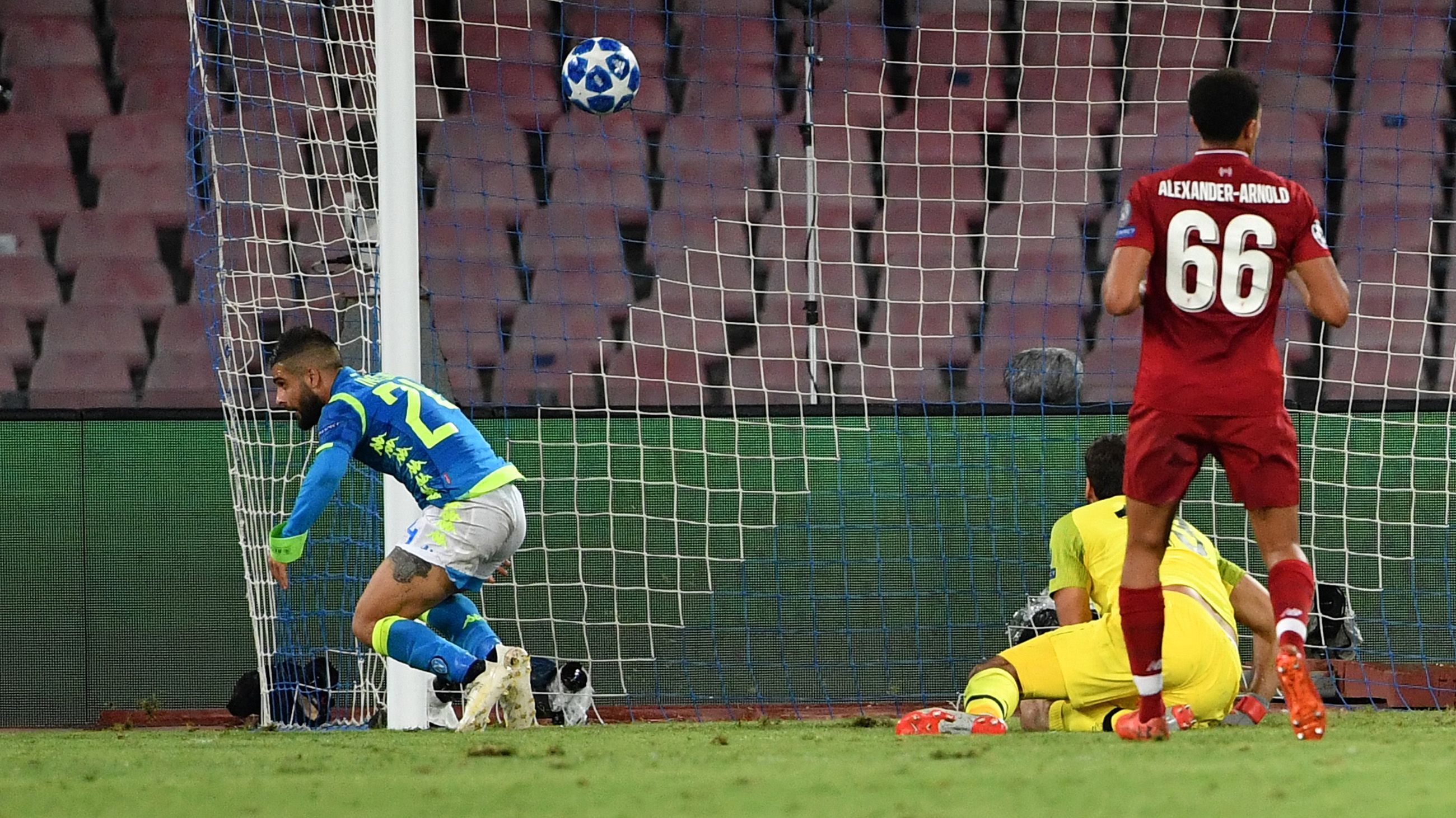 Lorenzo Insigne Napoli Liverpool Champions League