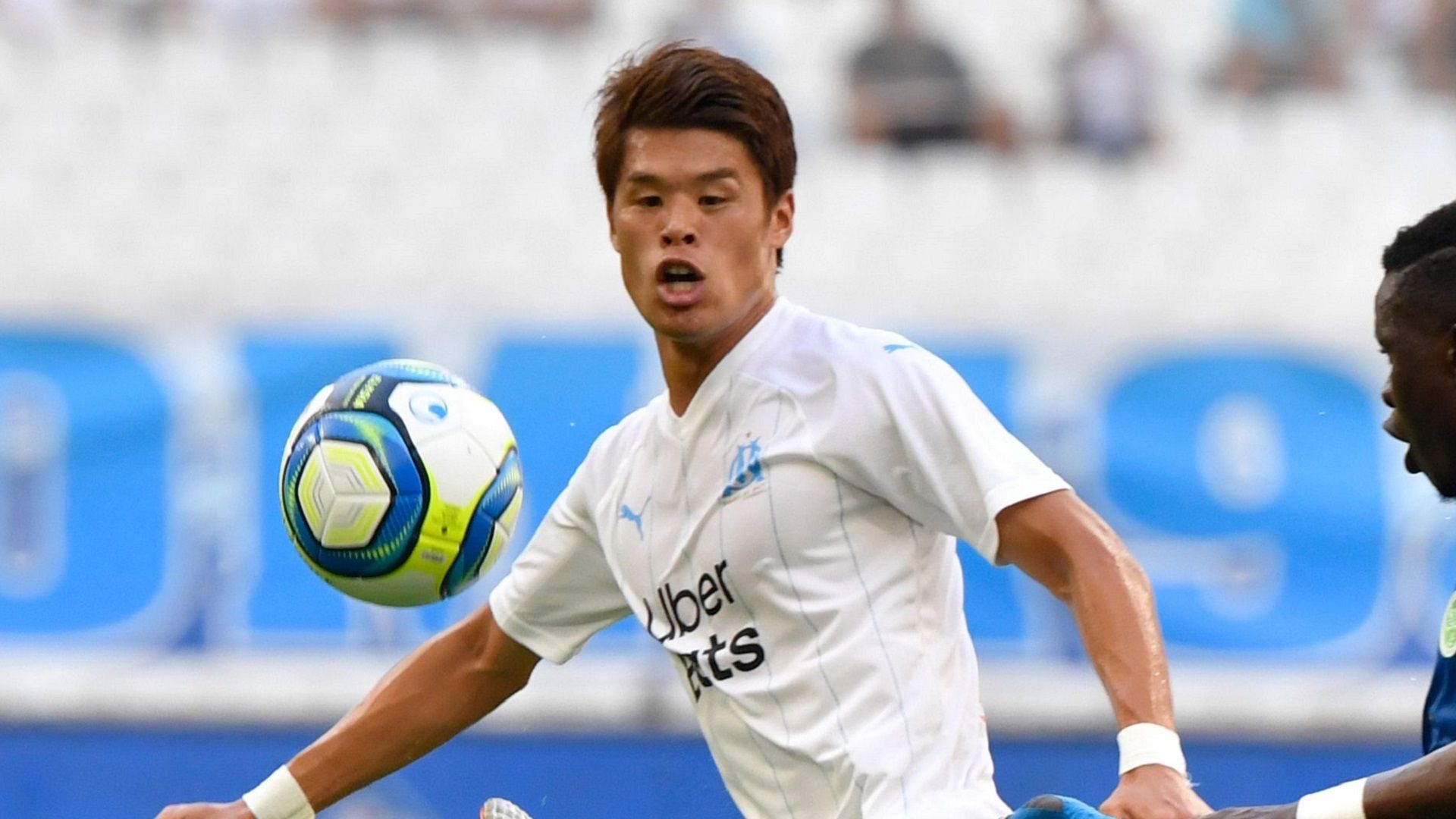 アディダス製　オリンピック　マルセイユ　セットアップ　酒井宏樹　長友佑都 PUMA オリンピックマルセイユ 20/21 ユニフォーム ホーム 半袖