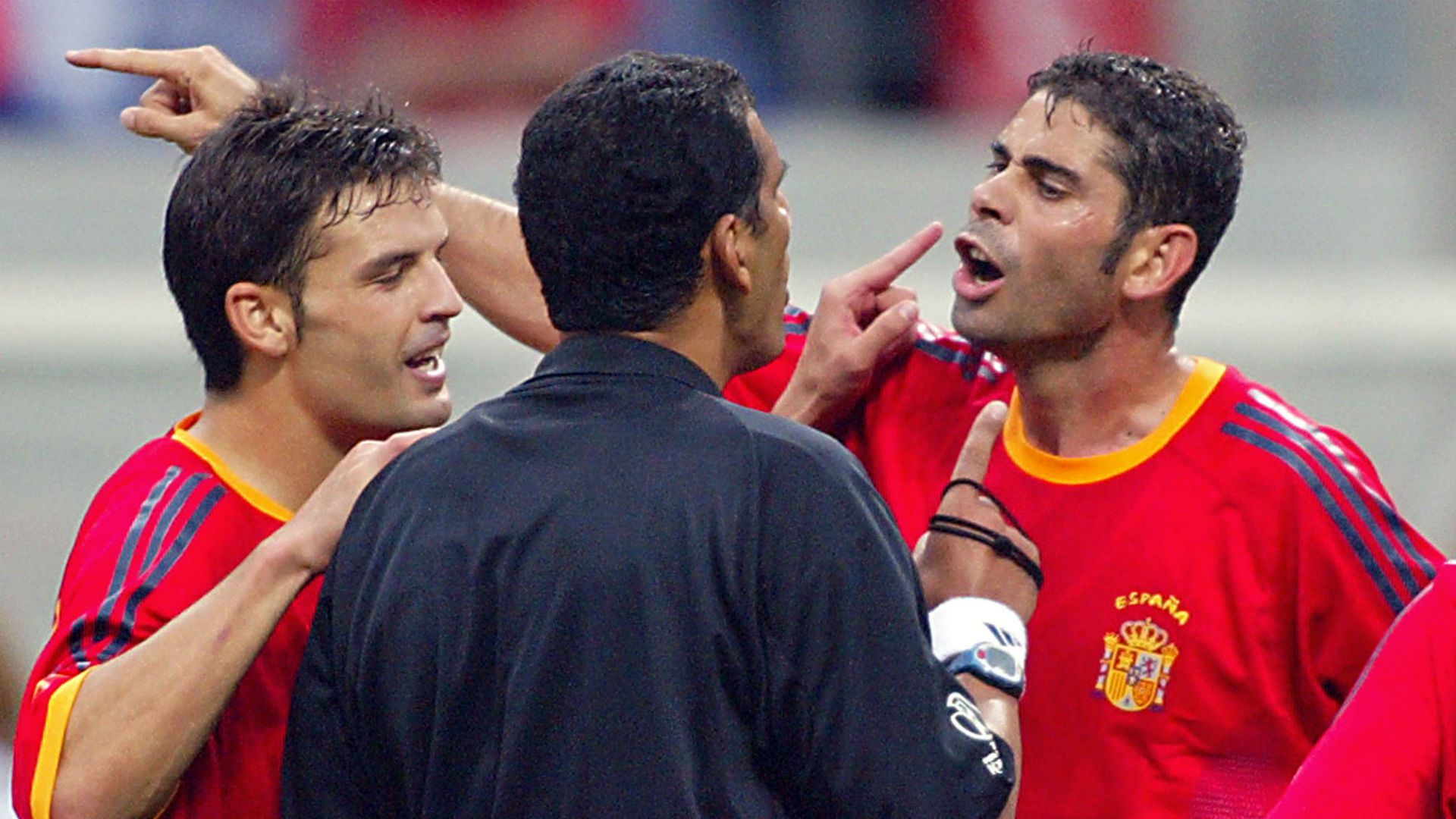 Morientes Fernando Hierro Espanha Copa do Mundo 2002 29 06 2018