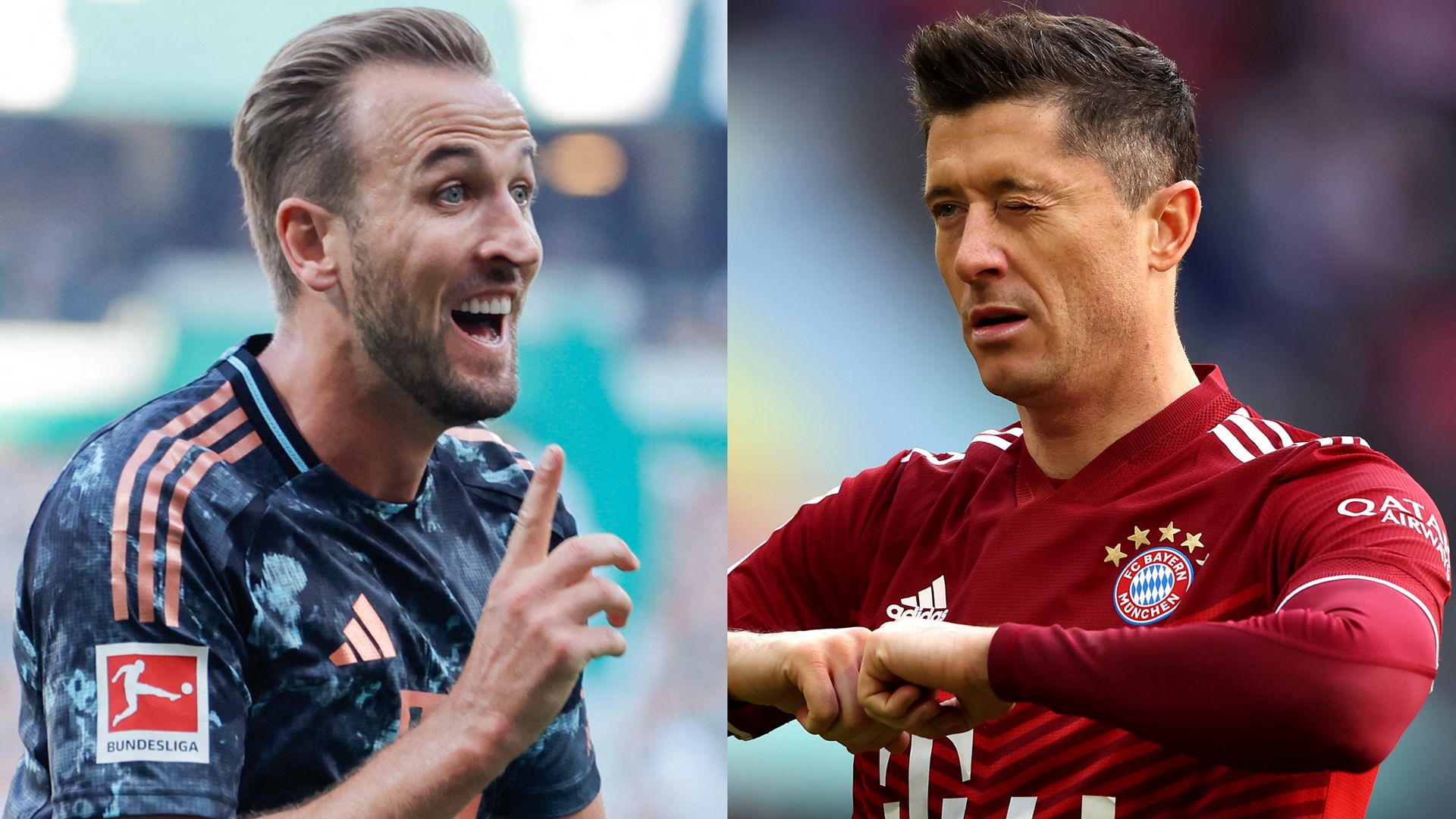 Harry Kane Robert Lewandowski Bayern Munich