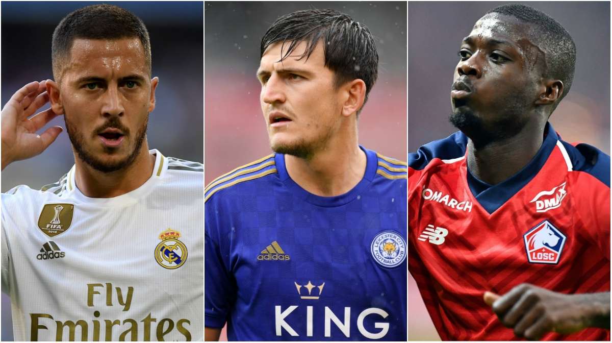 Eden Hazard Harry Maguire Nicolas Pepe GFX