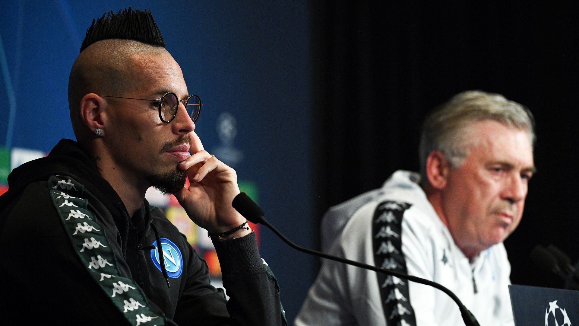Marek Hamsik PSG Napoli press conference
