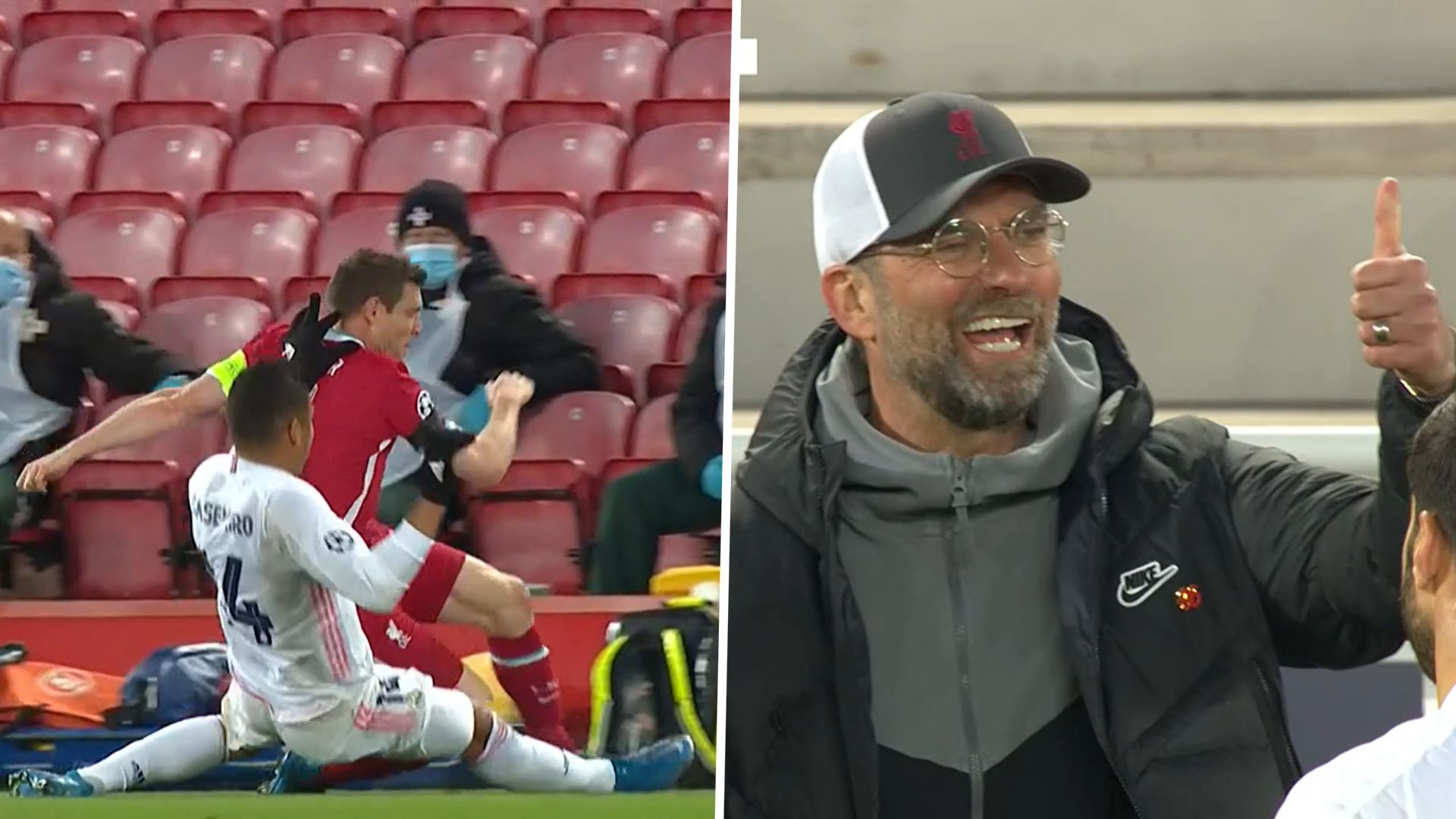 GFX Casemiro Milner Klopp Real Madrid Liverpool