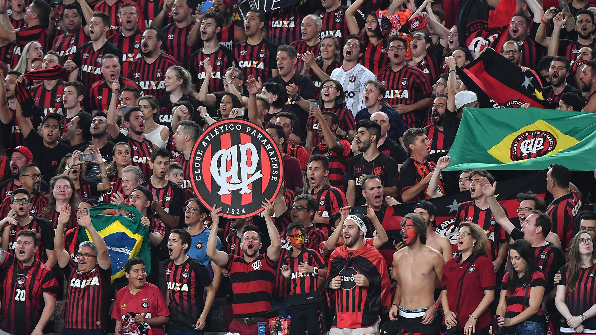 Torcida Atlético-PR Junior Barranquilla Copa Sudamericana final 12122018