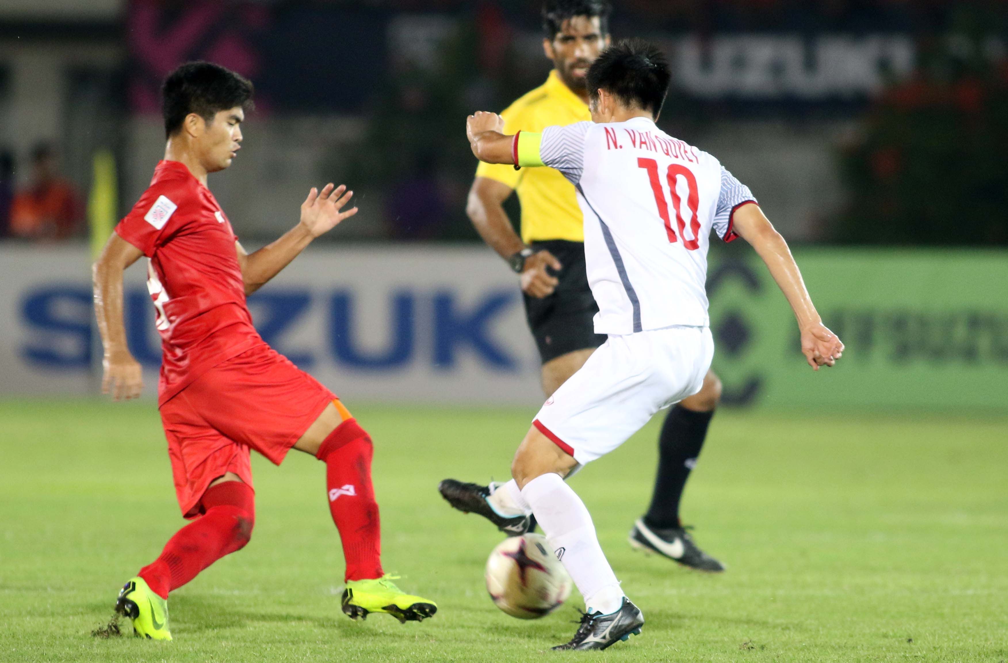 Văn Quyết - Myanmar vs Vietnam AFF Suzuki Cup 2018