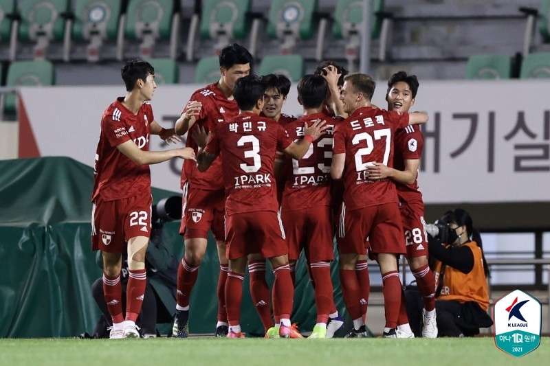 부산 대전 황준호 득점