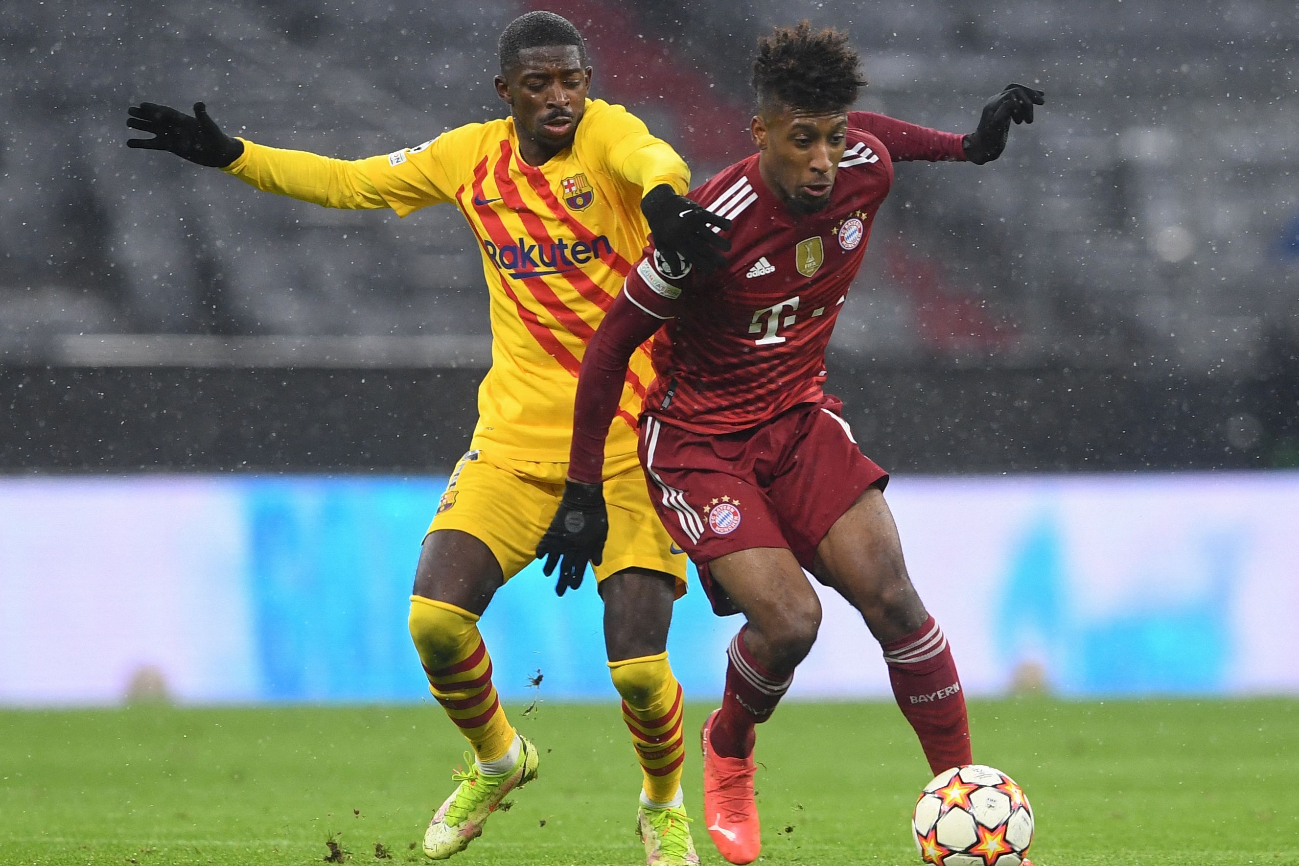 Ousmane Dembele Kingsley Coman Bayern Barcelona Champions League