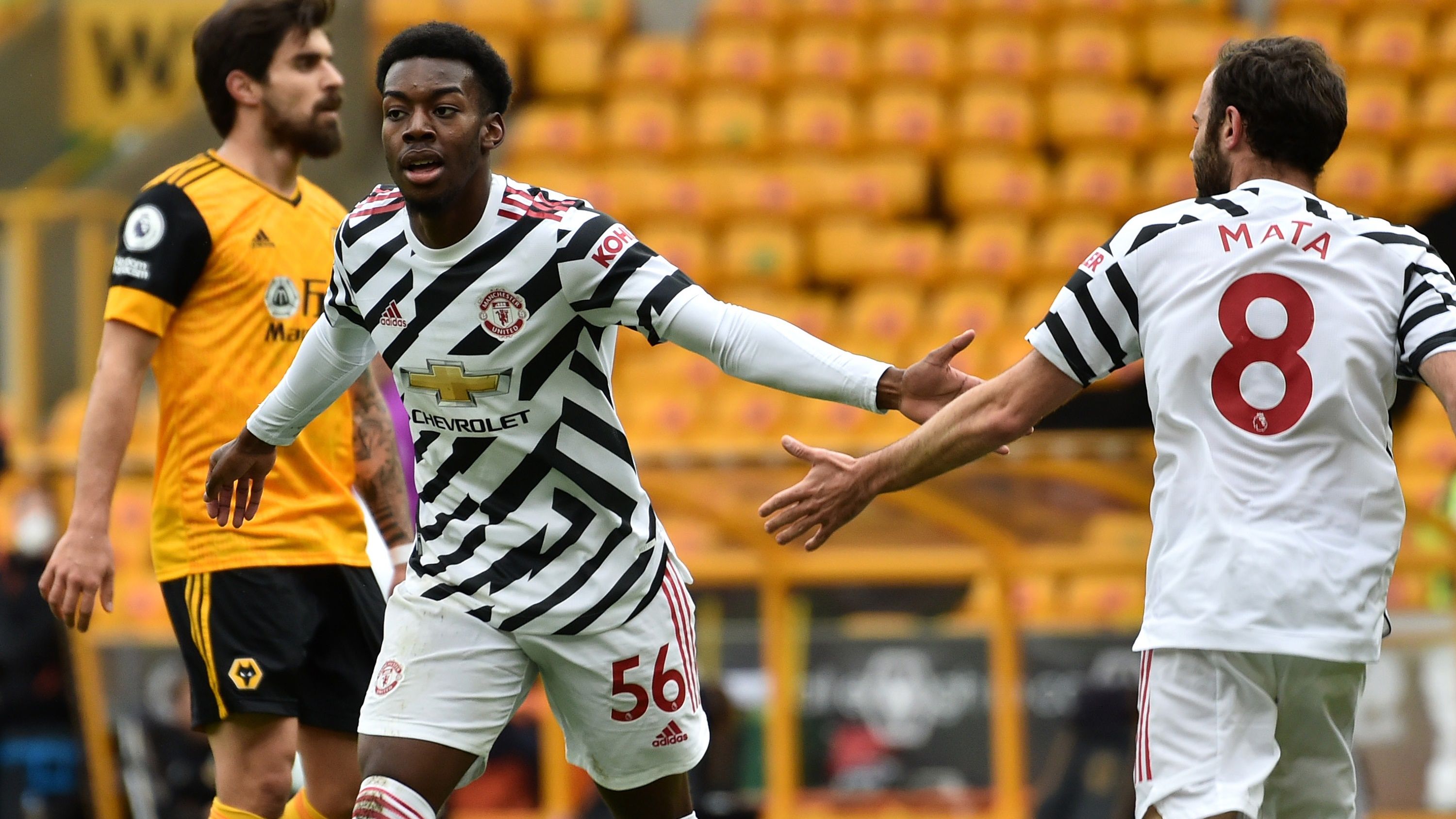 Anthony Elanga & Juan Mata against Wolves