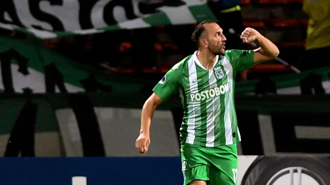 Hernan Barcos Atletico Nacional Fluminense Copa Sudamericana 29052019