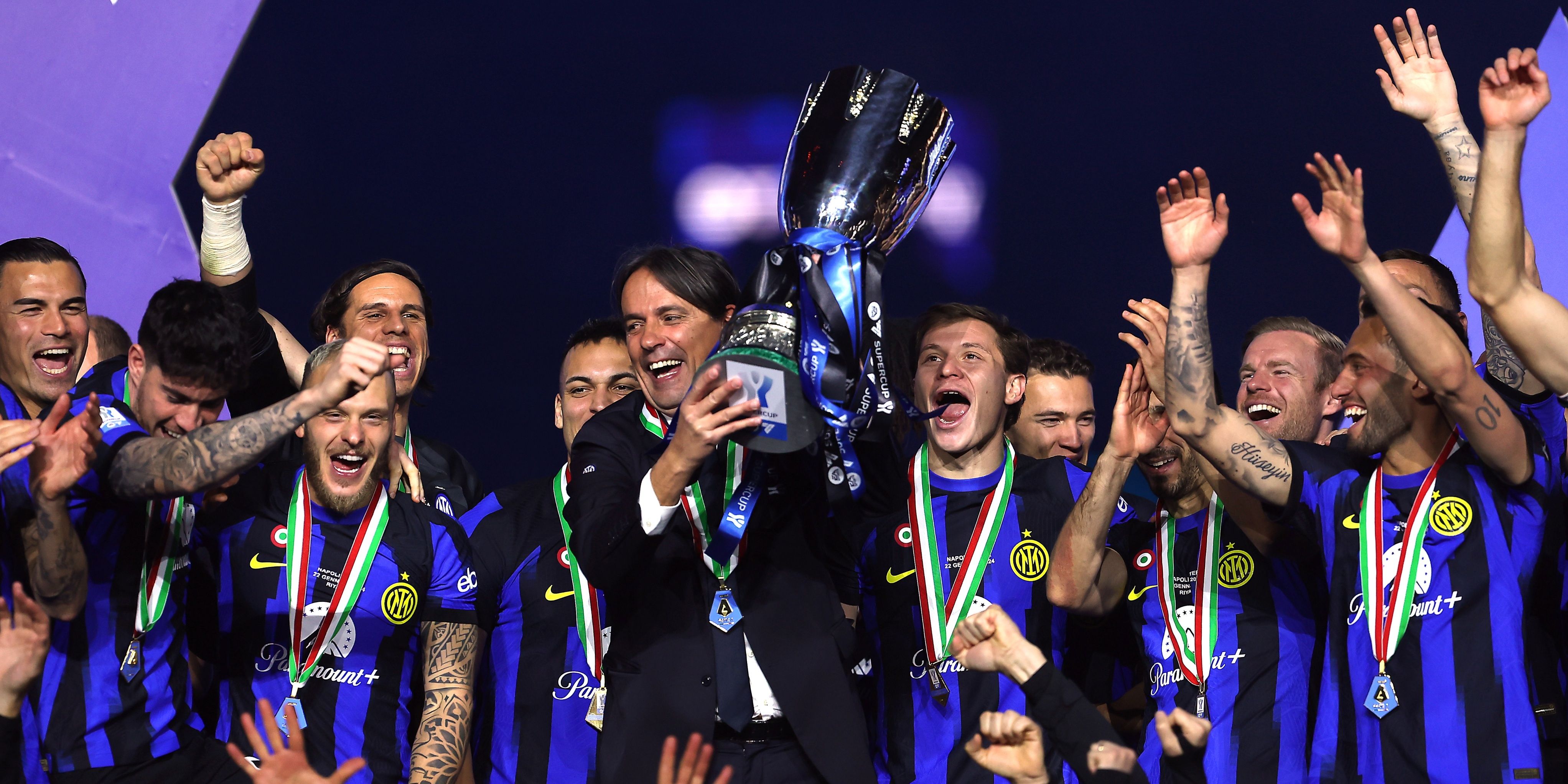 Simone Inzaghi Inter Supercoppa Italiana 2:1