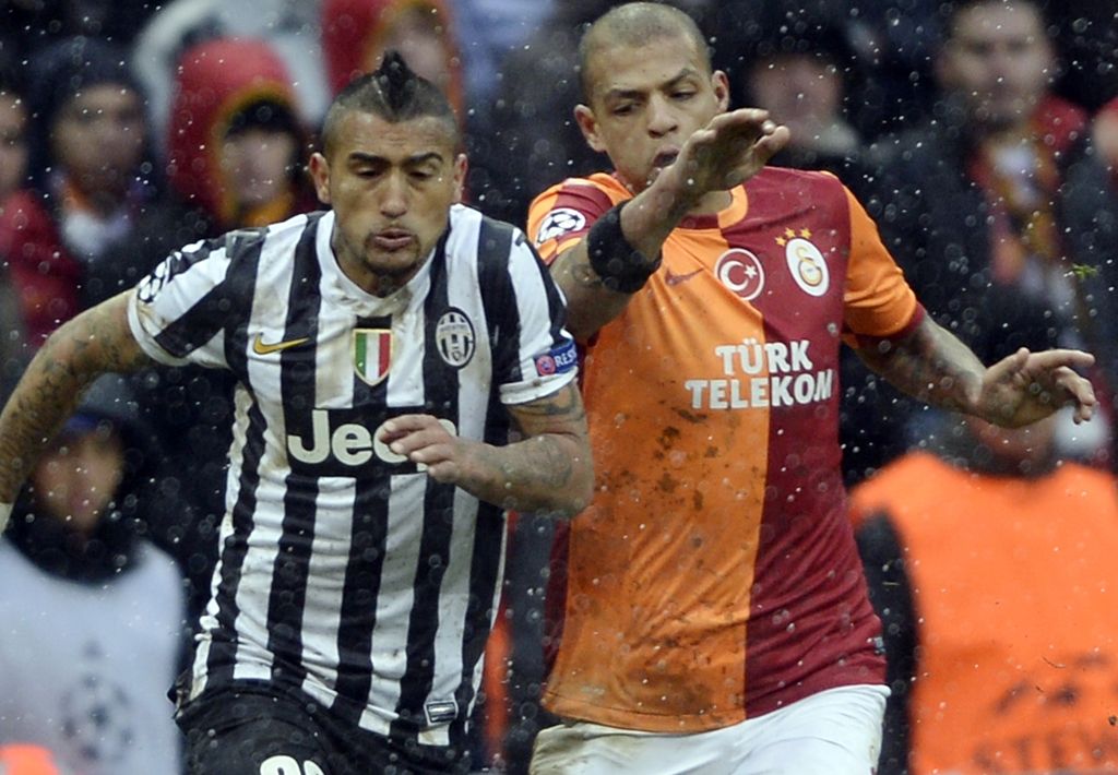 Vidal Felipe Melo Galatasaray Juventus Champions League