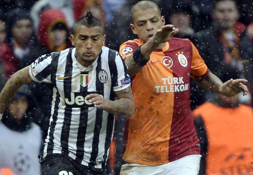 Vidal Felipe Melo Galatasaray Juventus Champions League