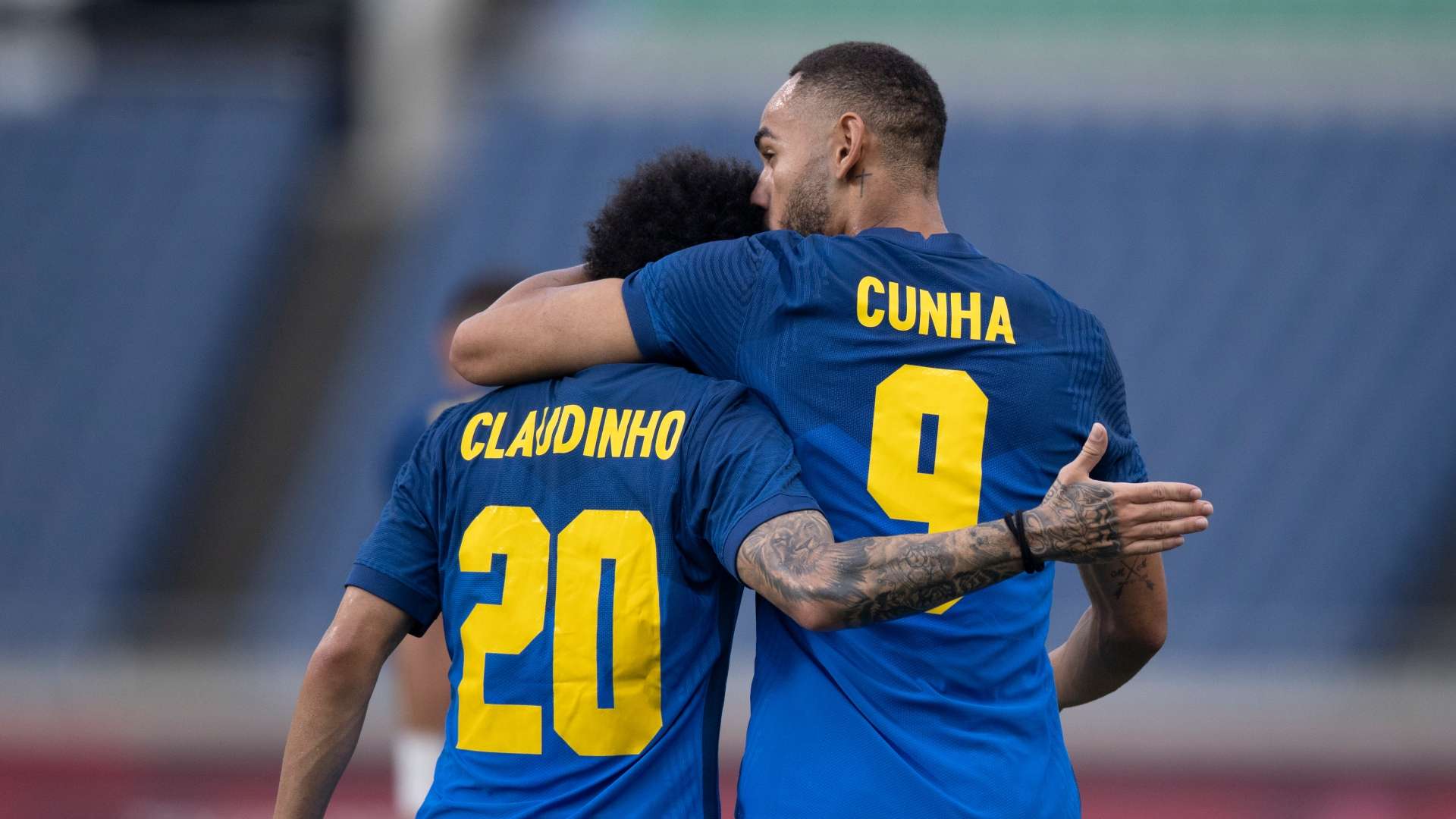 Claudinho e Matheus Cunha, Brasil x Arábia Saudita, Olimpíadas de Tóquio, 28072021