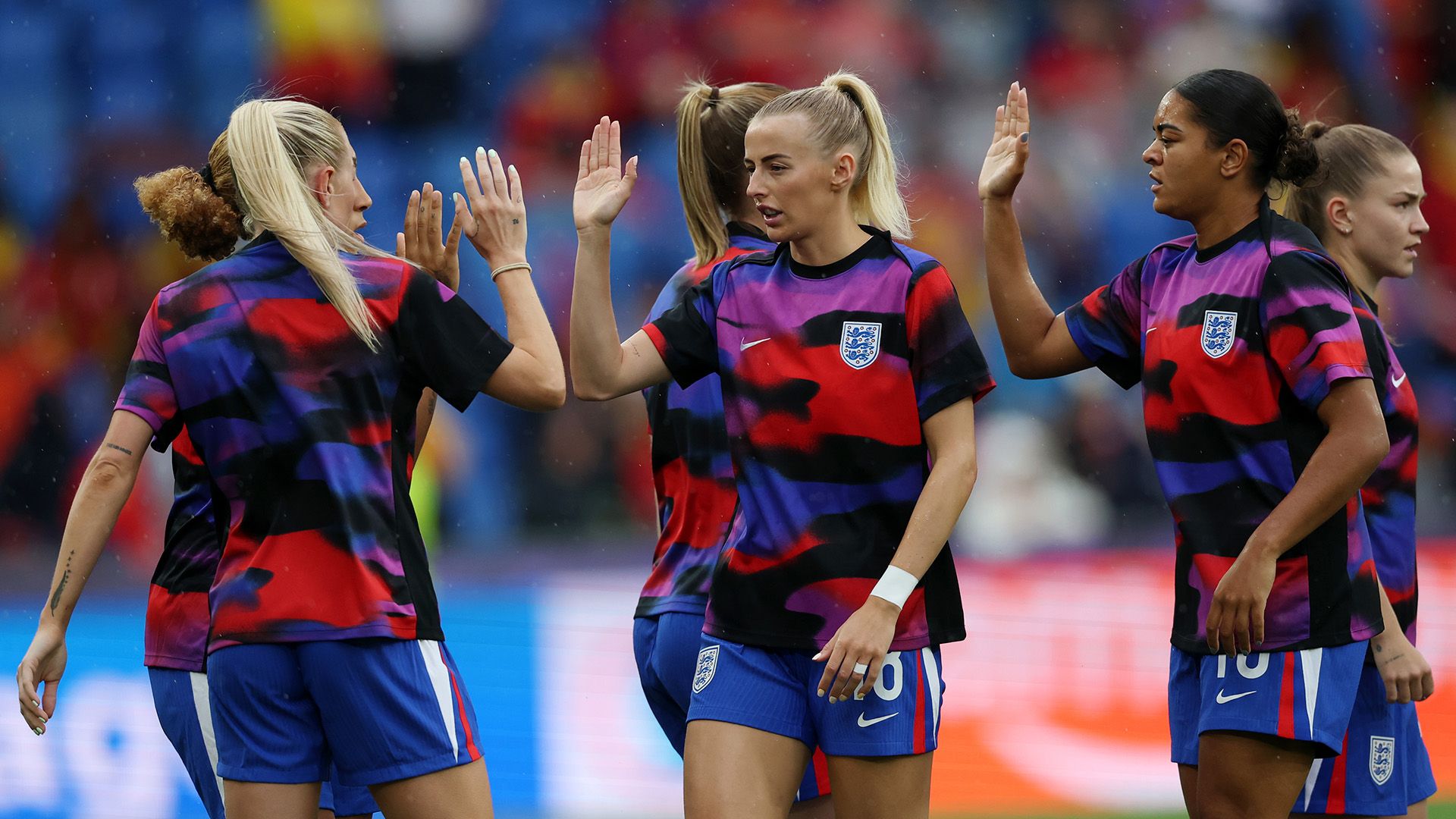 England training kit Euro 2025 pitch 