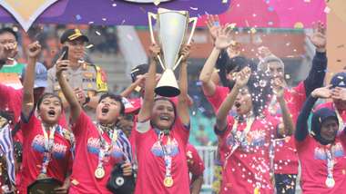 Selebrasi Persib Bandung Juara Liga 1 Putri