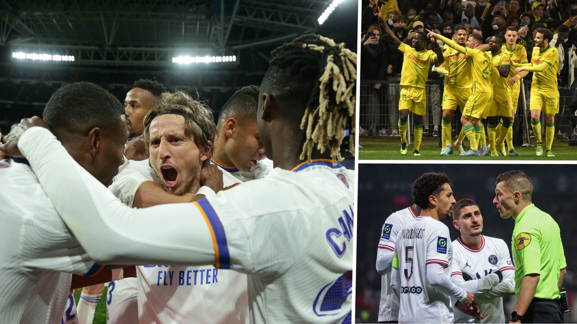 Real Madrid, Nantes, PSG GFX