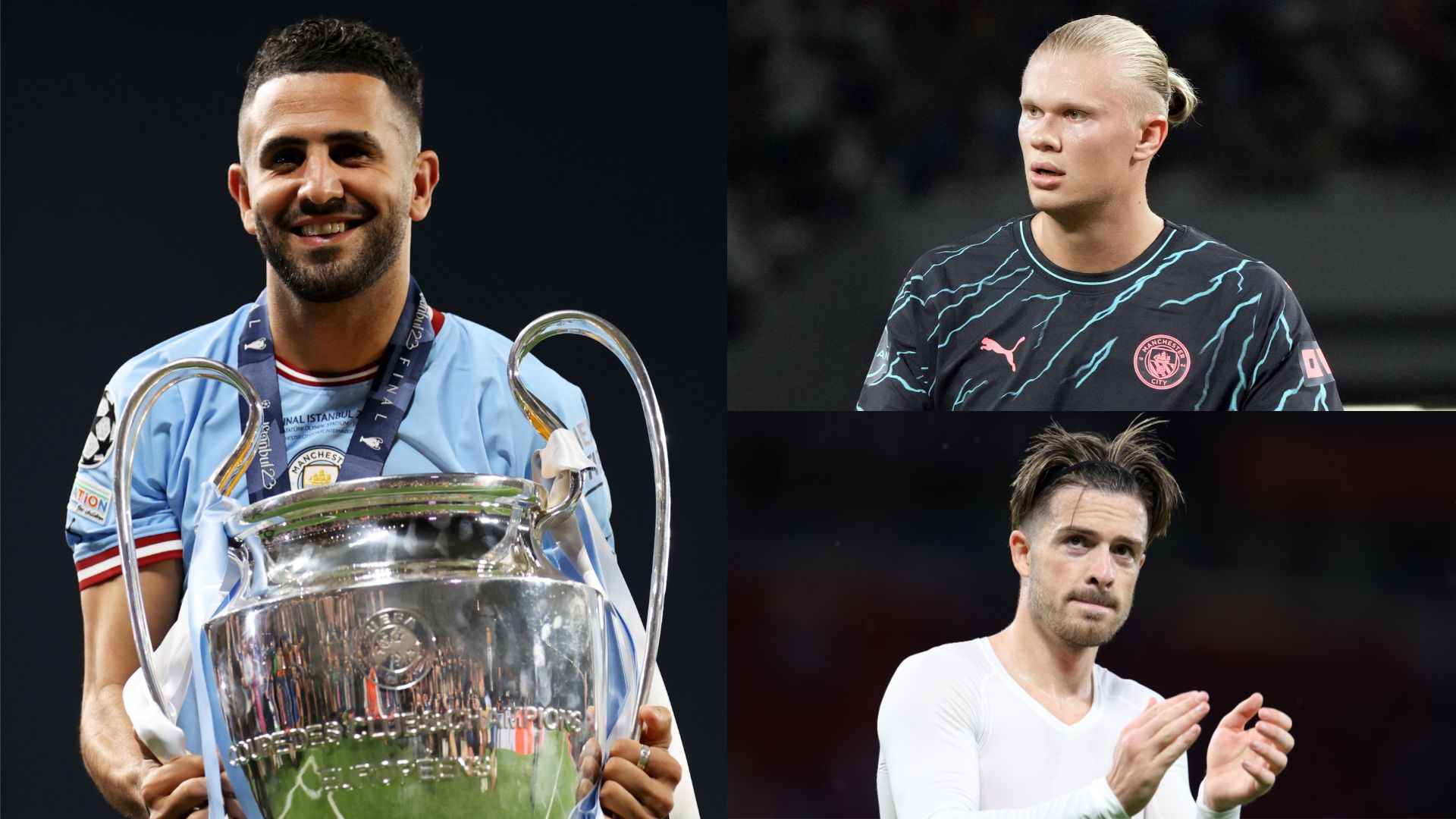 Mahrez Haaland Grealish Man City