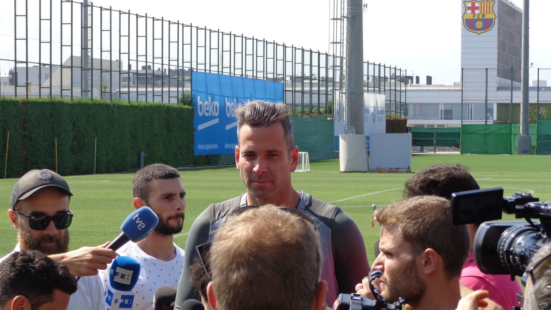Artur Moraes Chapecoense treino Barcelona 07 08 2017