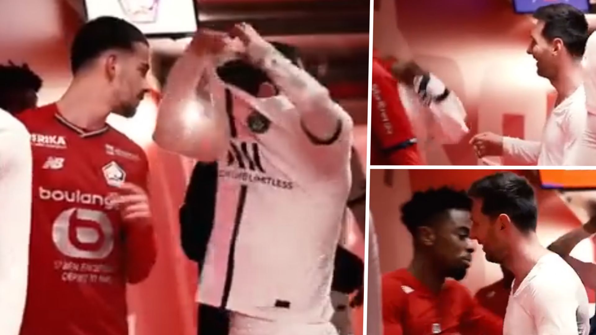 MESSI GOMEZ LILLE SHIRT PSG SCREENSHOT