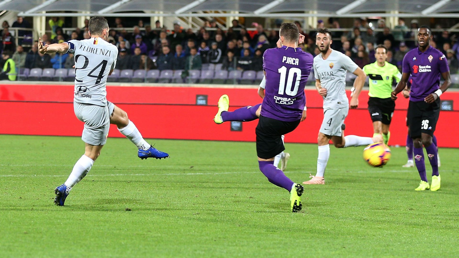 Florenzi Fiorentina Roma Serie A