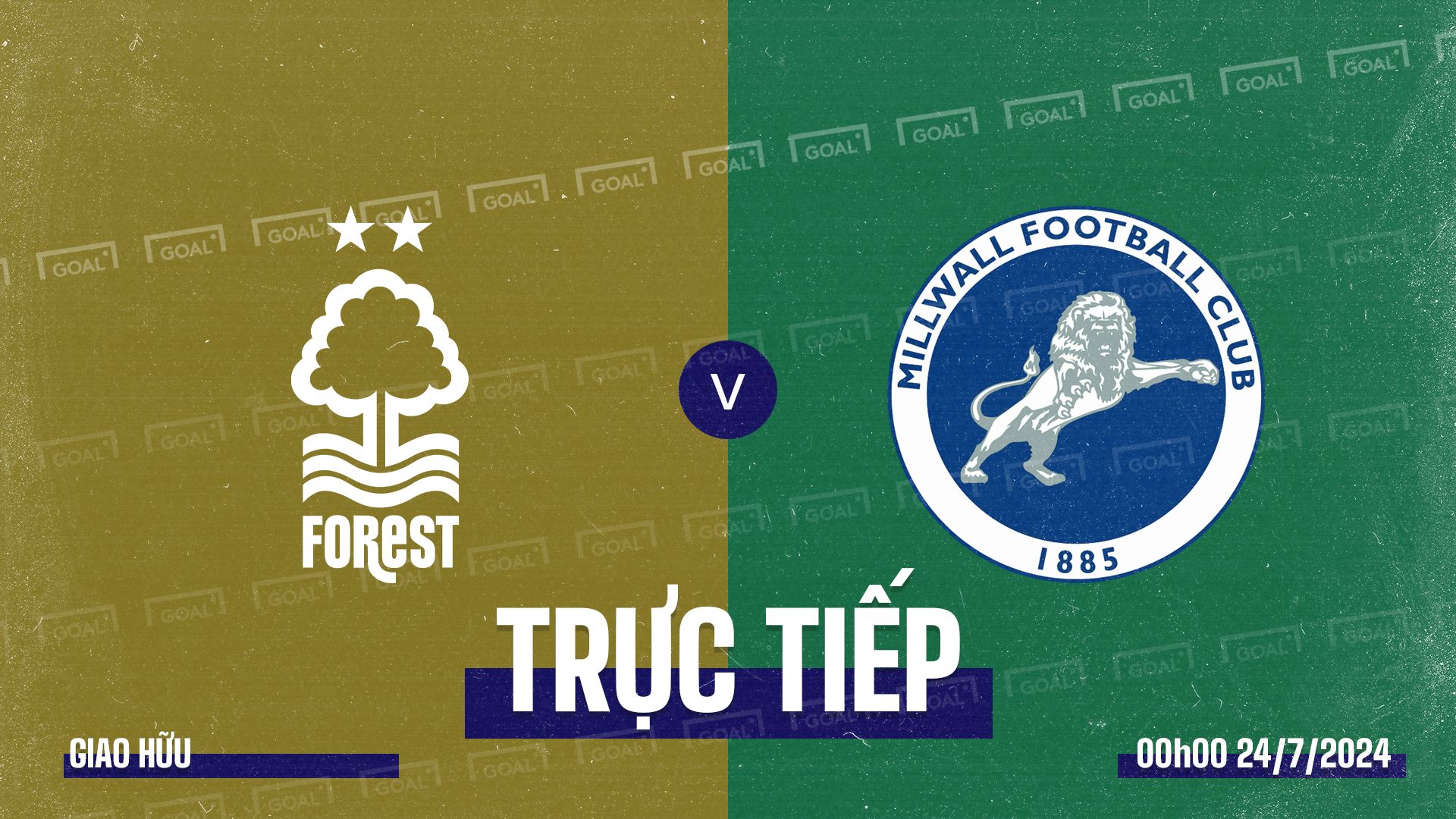 Nottingham Forest vs Millwall 2024 GFX