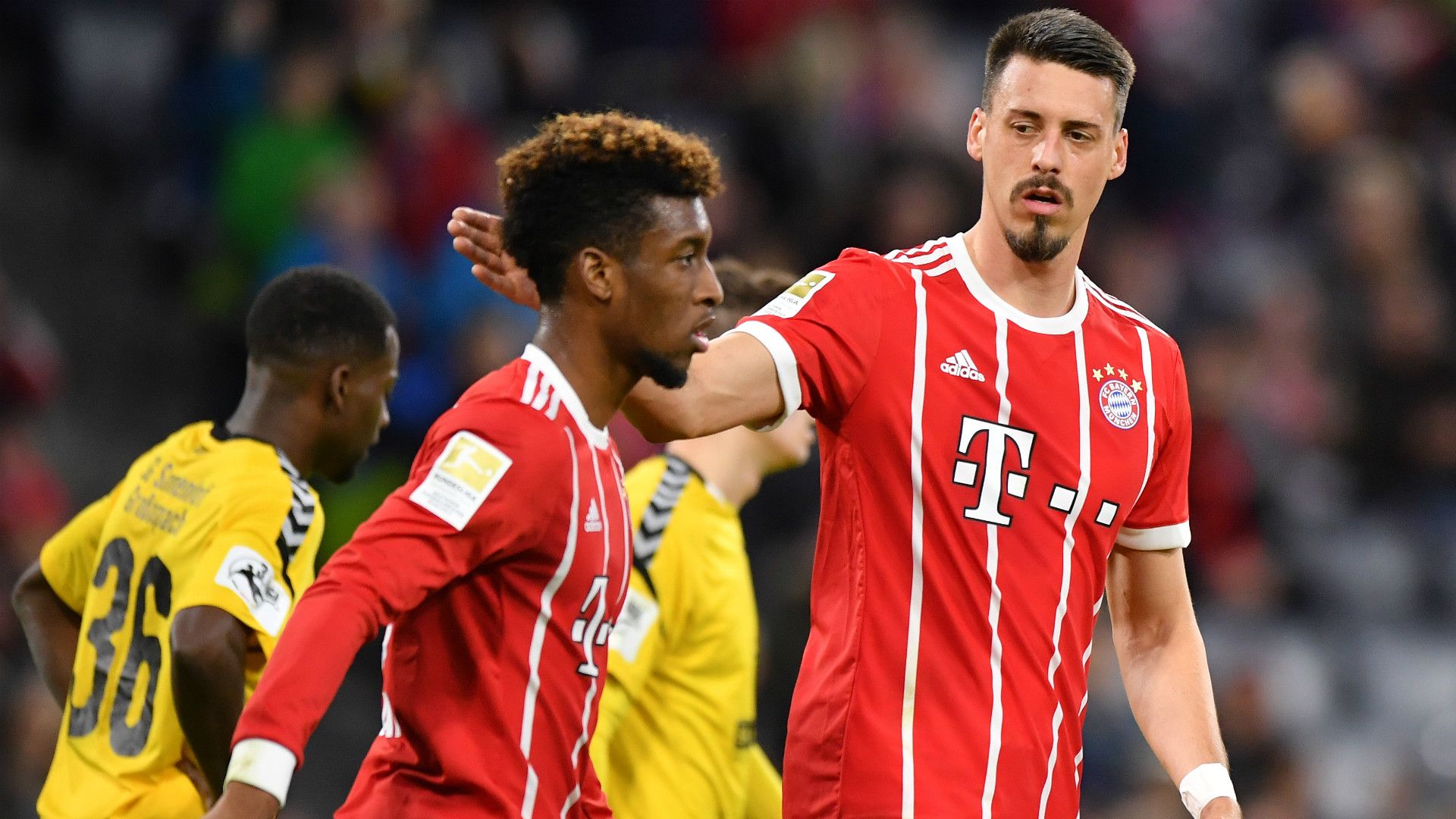 Sandro Wagner Kingsley Coman FC Bayern 09012018