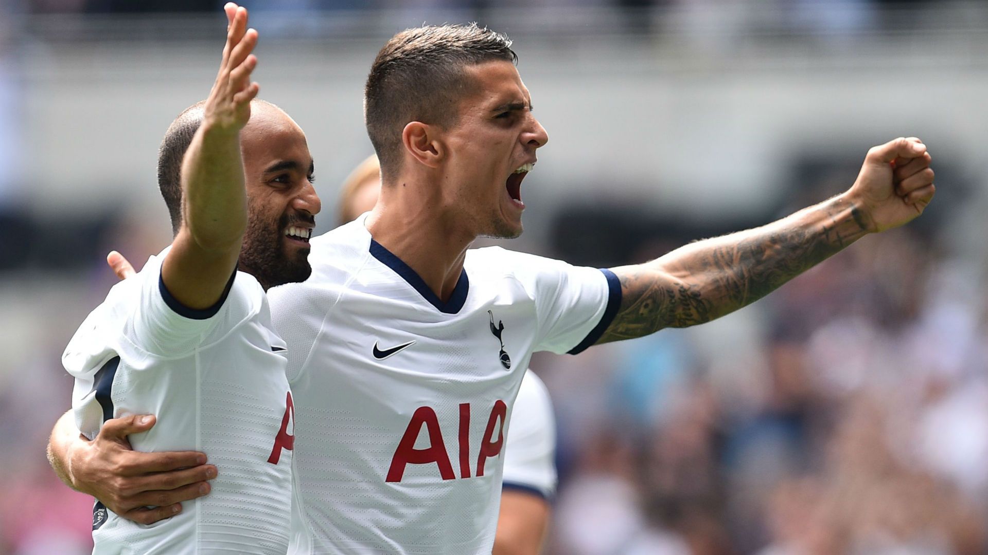 Erik Lamela Lucas Moura Tottenham Inter