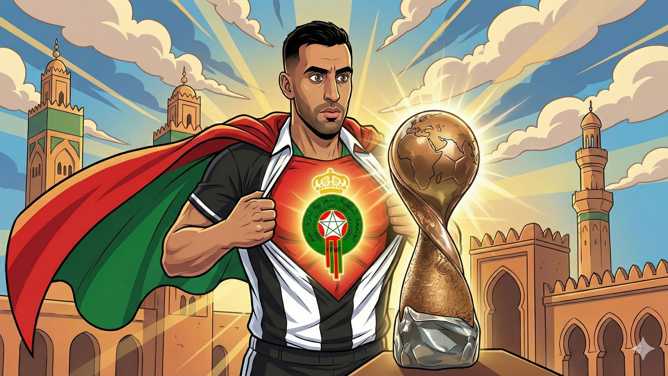 Abderrazak Hamdallah Morocco Arab Cup (Goal Only)