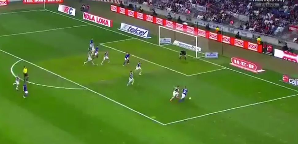 Gol Martín Rodríguez Cruz Azul Monterrey