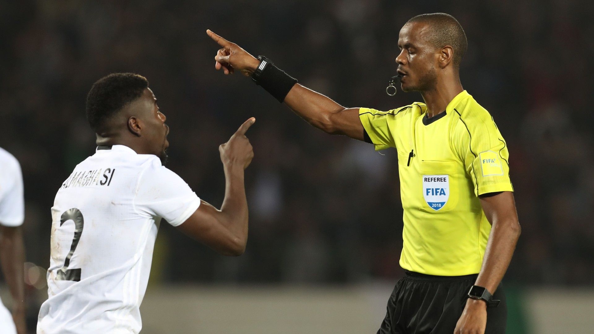 Referee Janny Sikazwe awards