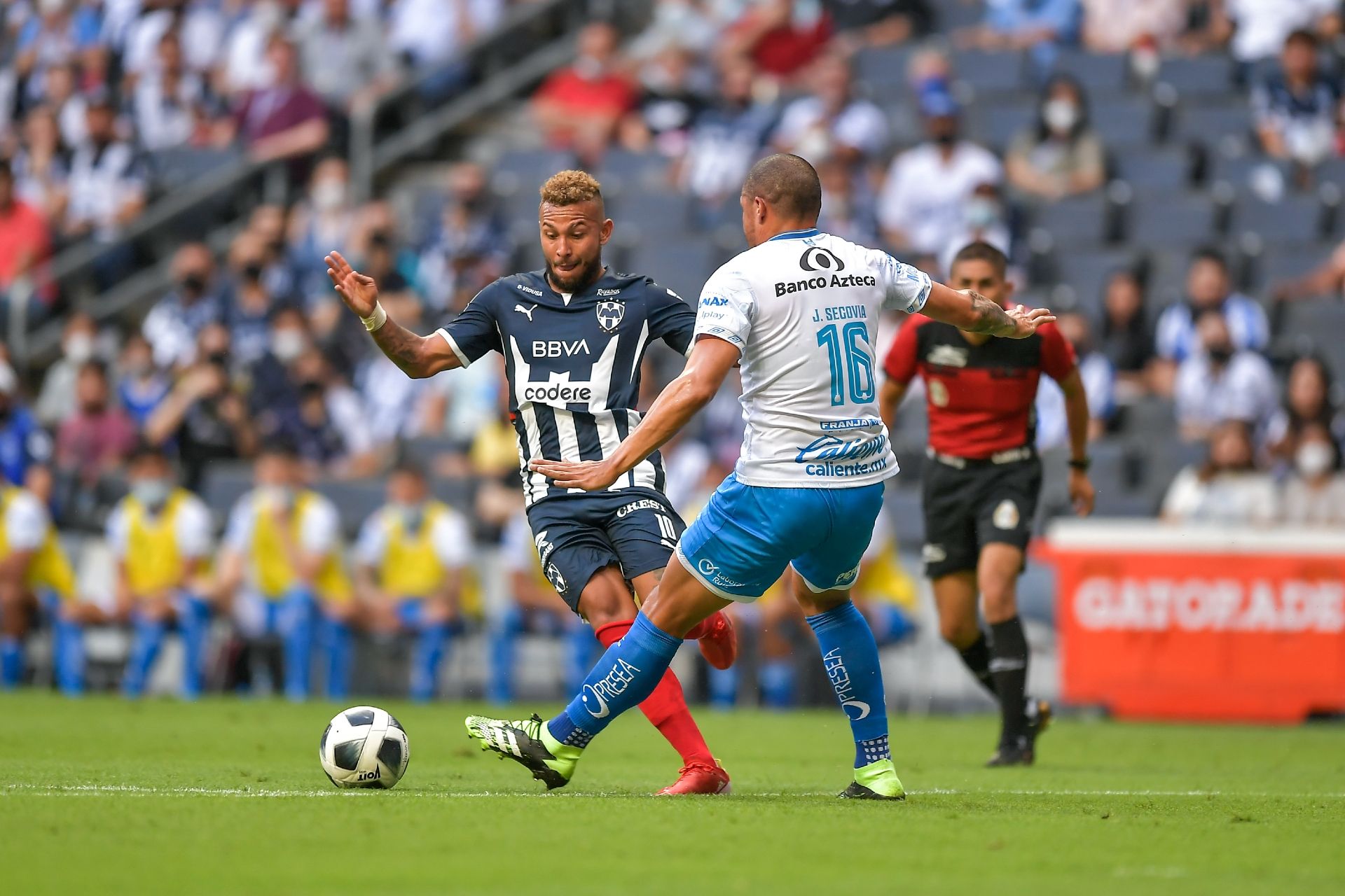 Duvan Vergara, Juan Segovia Monterrey Puebla Apertura 2021