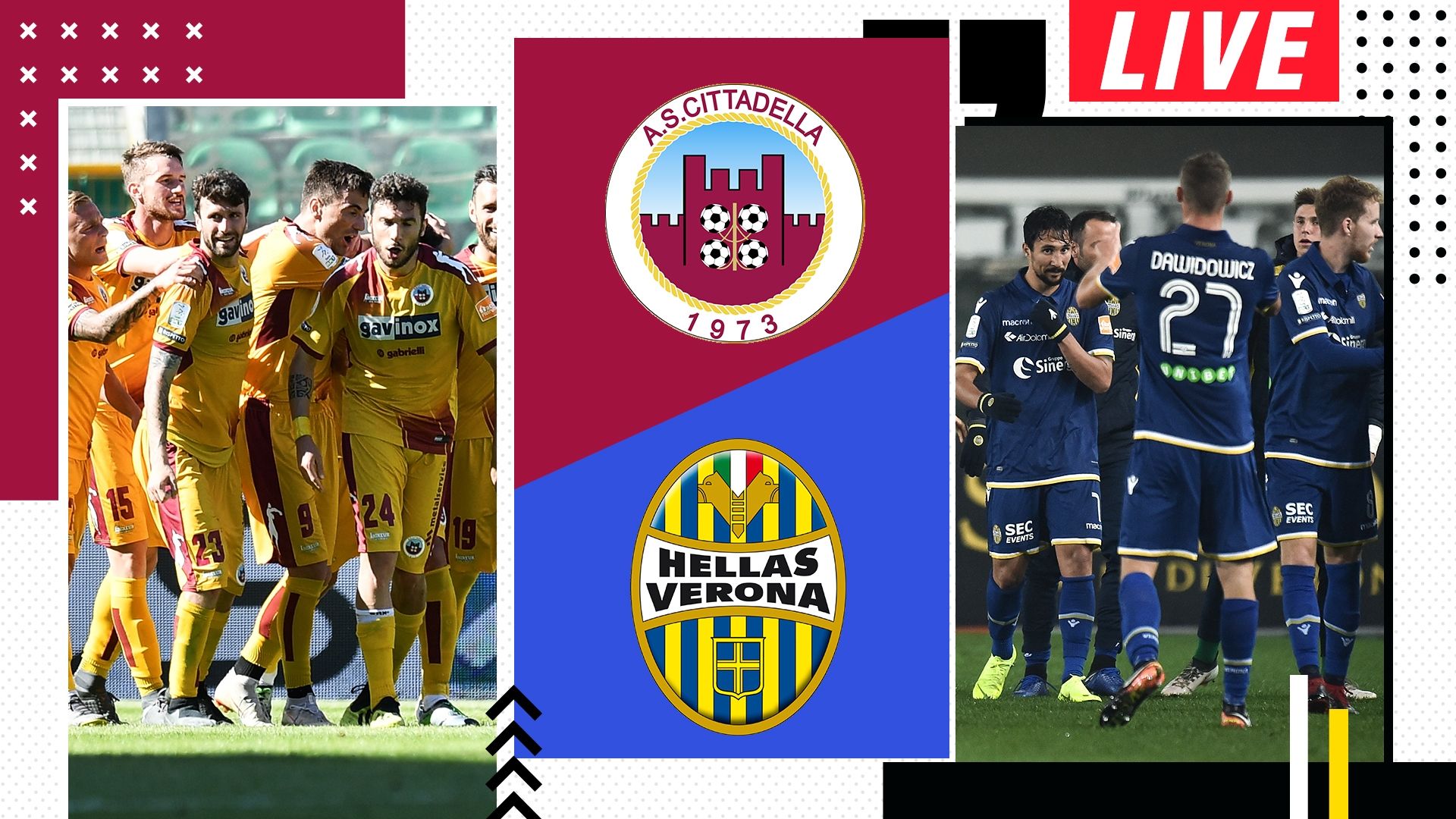 Diretta Cittadella-Hellas Verona