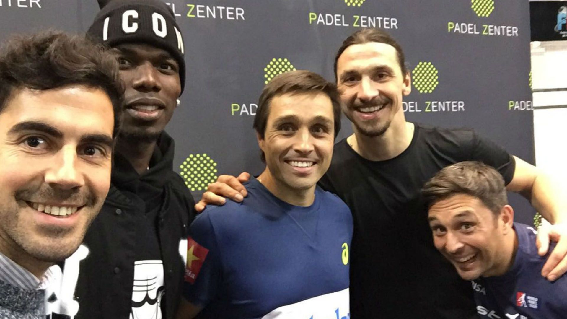 Zlatan Ibrahimovic Paul Pogba Fernando Belasteguin