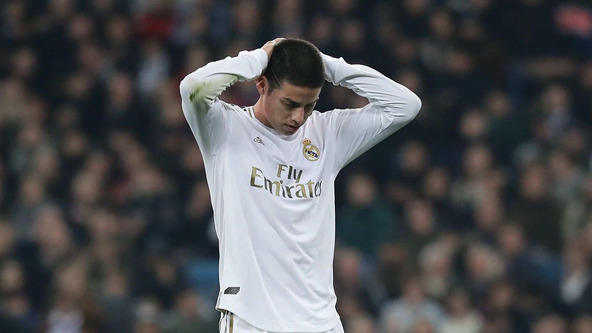 James Rodríguez Real Madrid - Real Sociedad Copa del Rey 2020