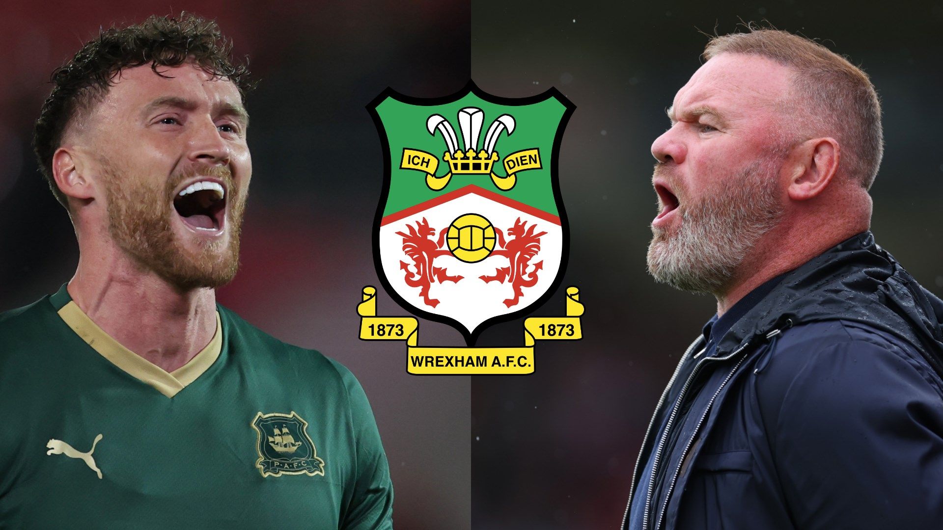 Dan Scarr Wayne Rooney Plymouth Wrexham