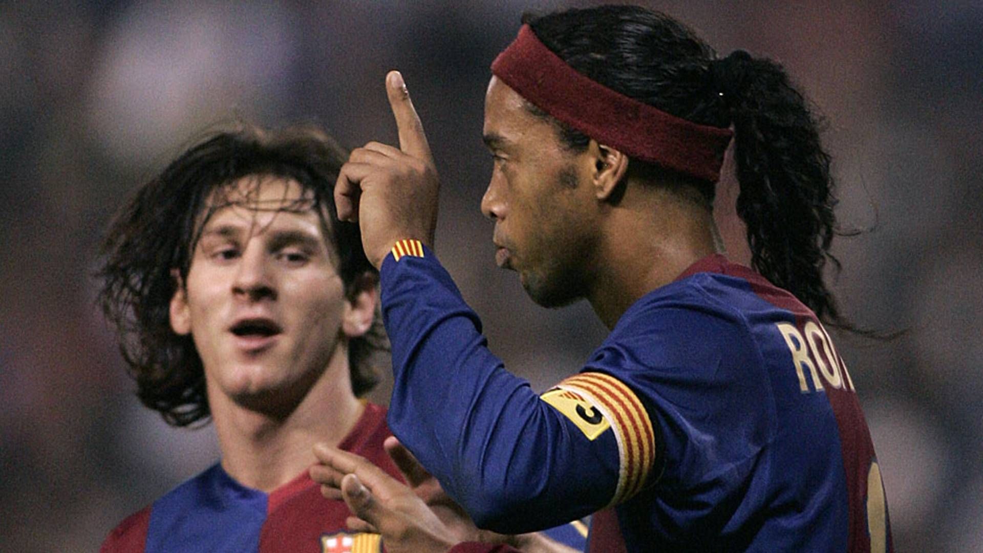 Ronaldinho Messi FC Barcelona