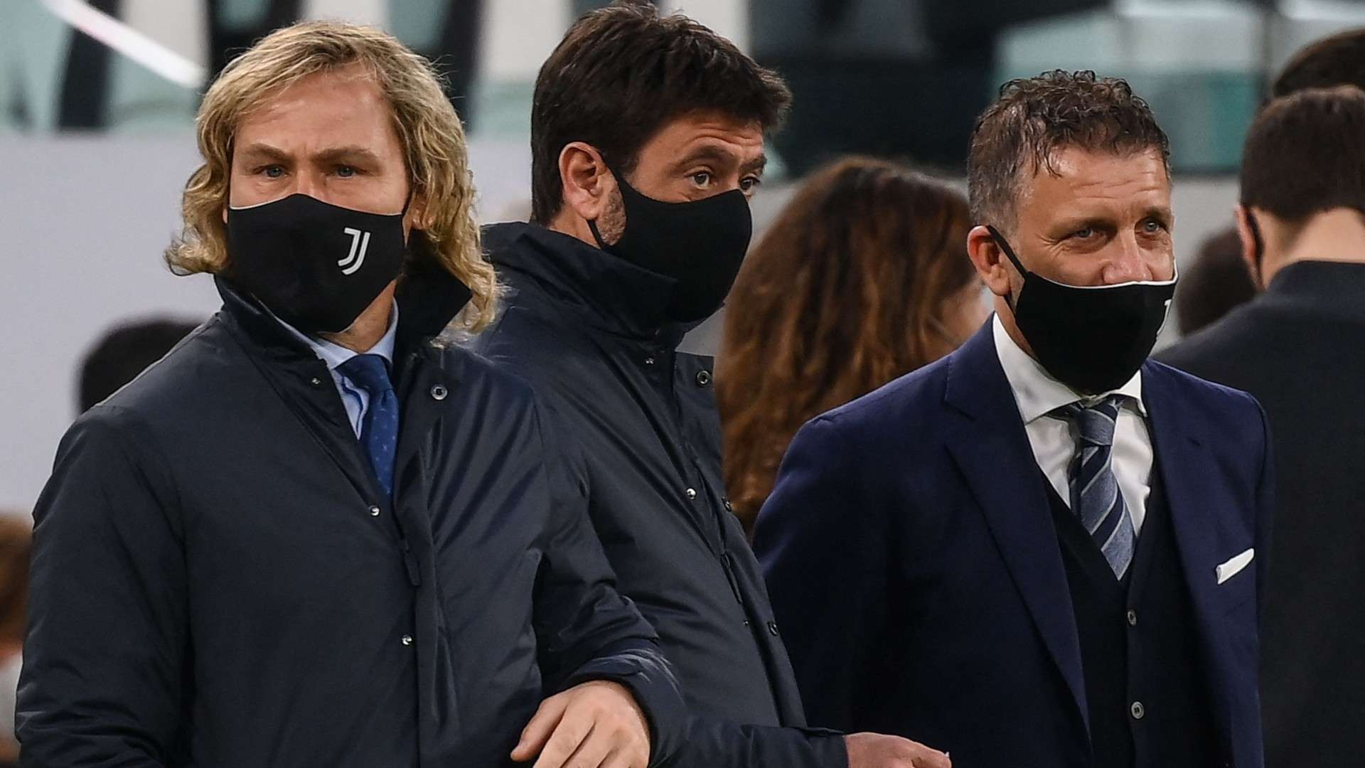 Nedved Agnelli Cherubini Juventus