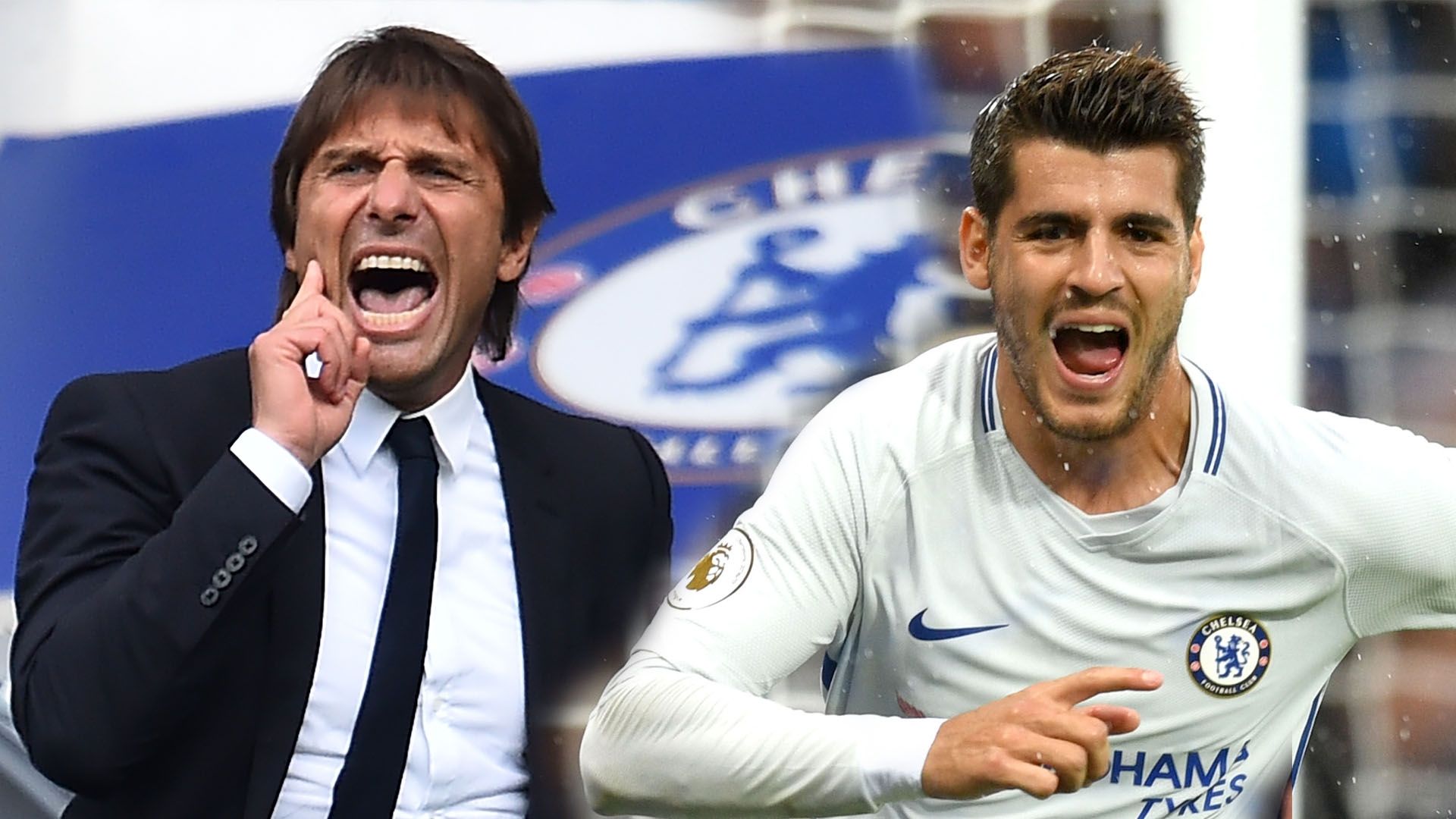 Antonio Conte Alvaro Morata GFX