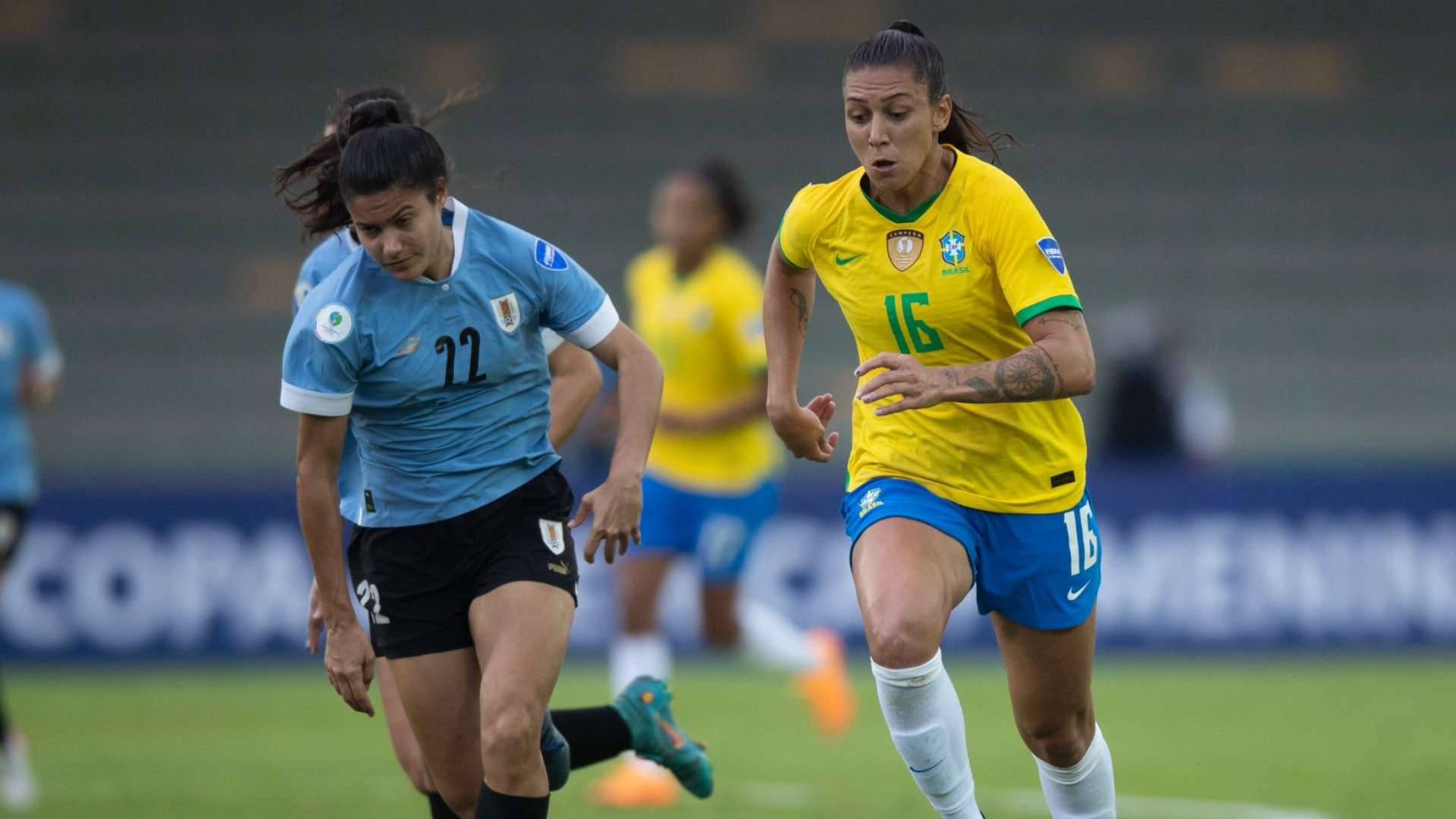 Bia Zaneratto Brasil Uruguai Copa América feminina 2022