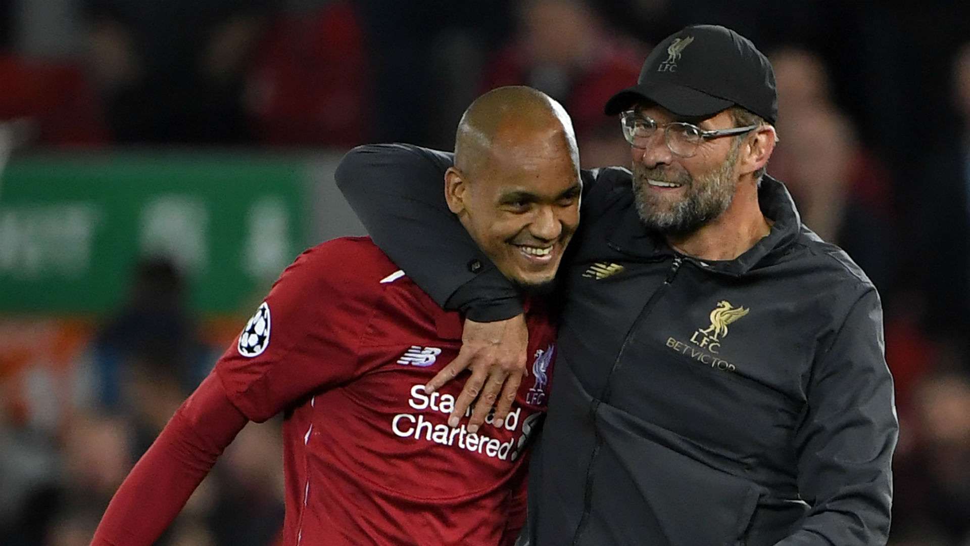 Jurgen Klopp Fabinho Liverpool 2018/19