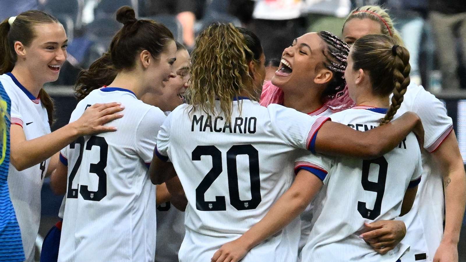 Trinity Rodman USWNT vs Brazil