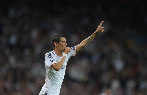 ANGEL DI MARIA REAL MADRID COPENHAGUEN UCL 10022013