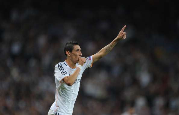 ANGEL DI MARIA REAL MADRID COPENHAGUEN UCL 10022013