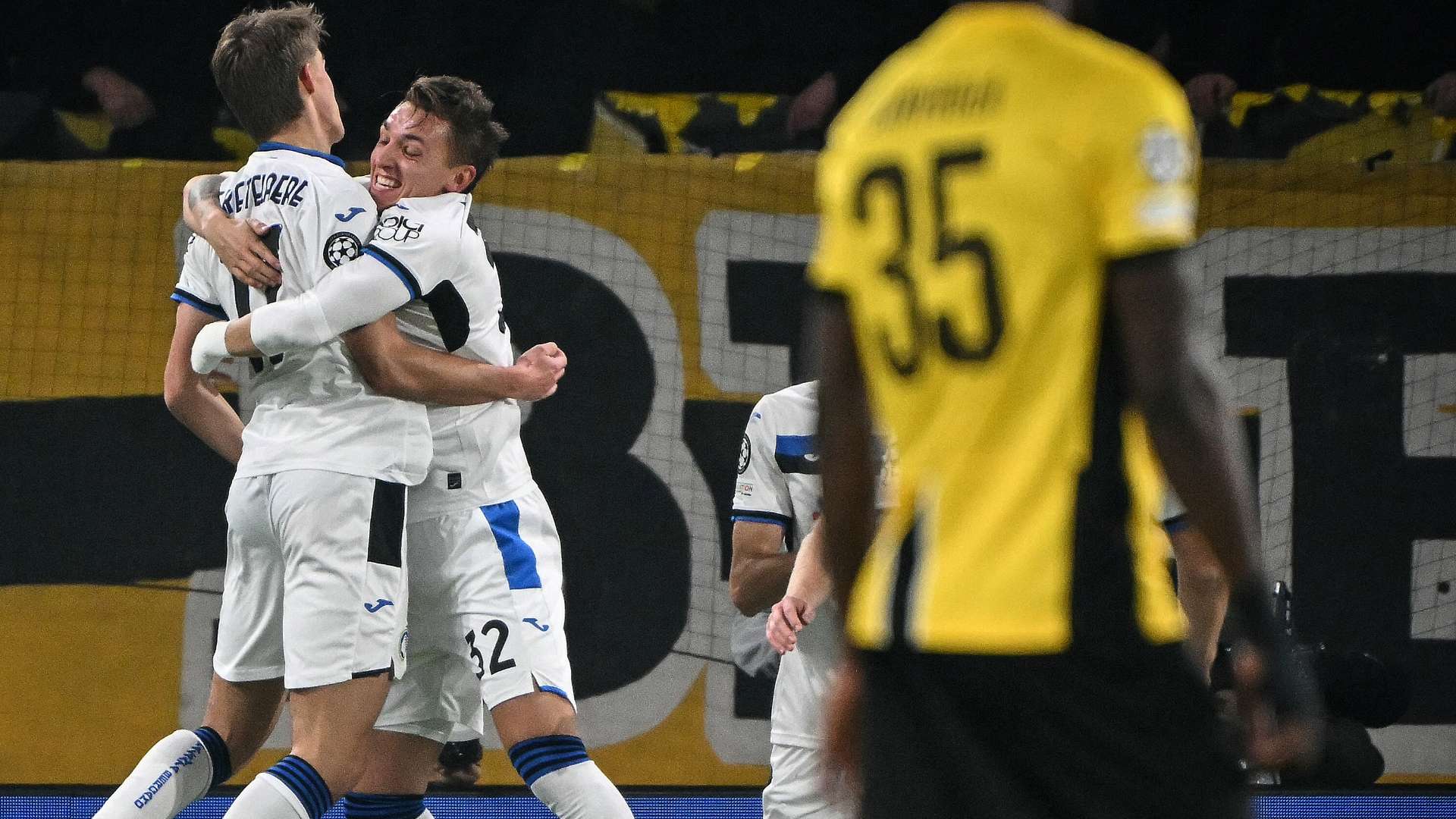 De Ketelaere Retegui Young Boys Atalanta Champions League