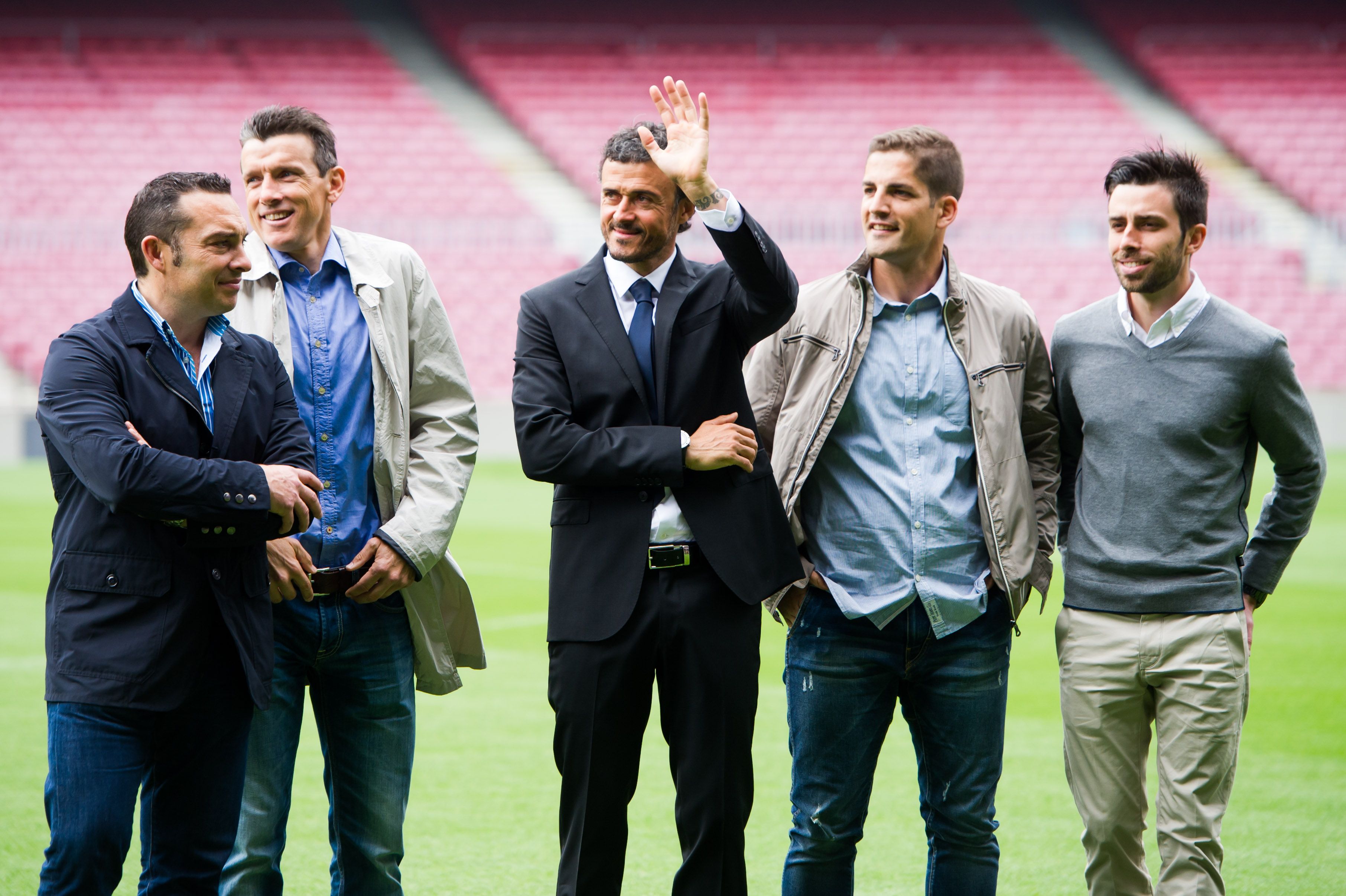 barcelona luis enrique rafel pol roberto moreno unzue joaquin valdes