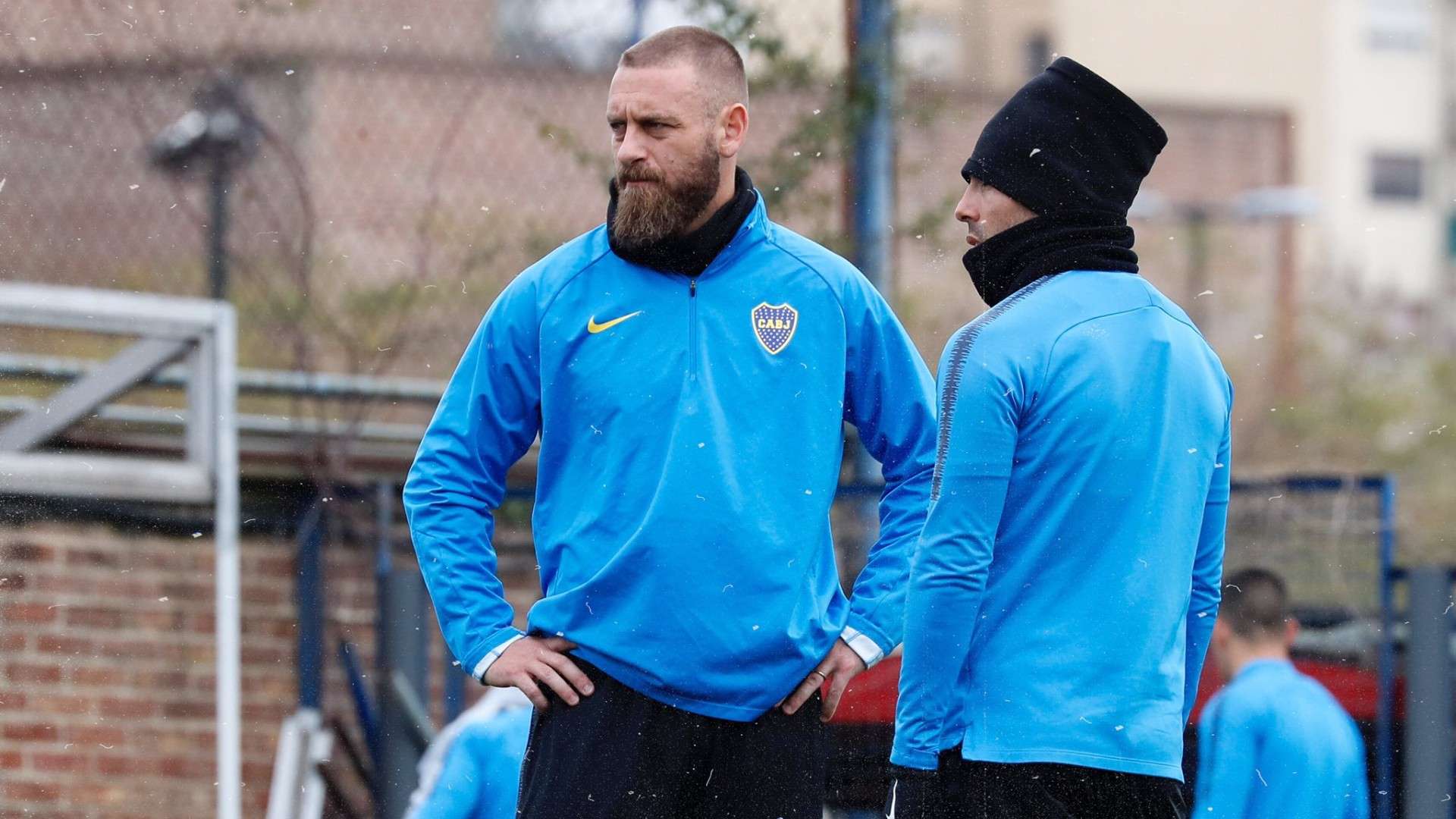 De Rossi Tevez Boca Entrenamiento