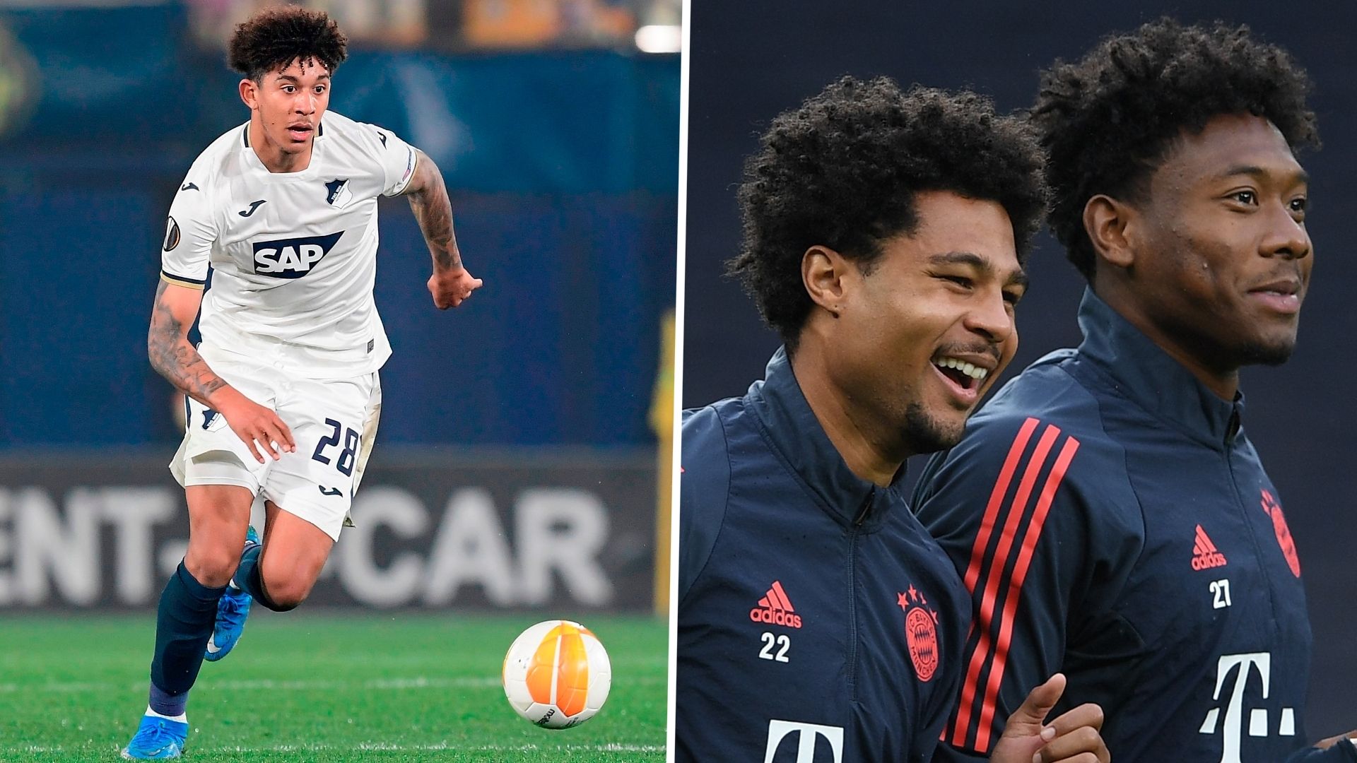 Chris Richards Hoffenheim Serge Gnabry David Alaba Bayern Munich