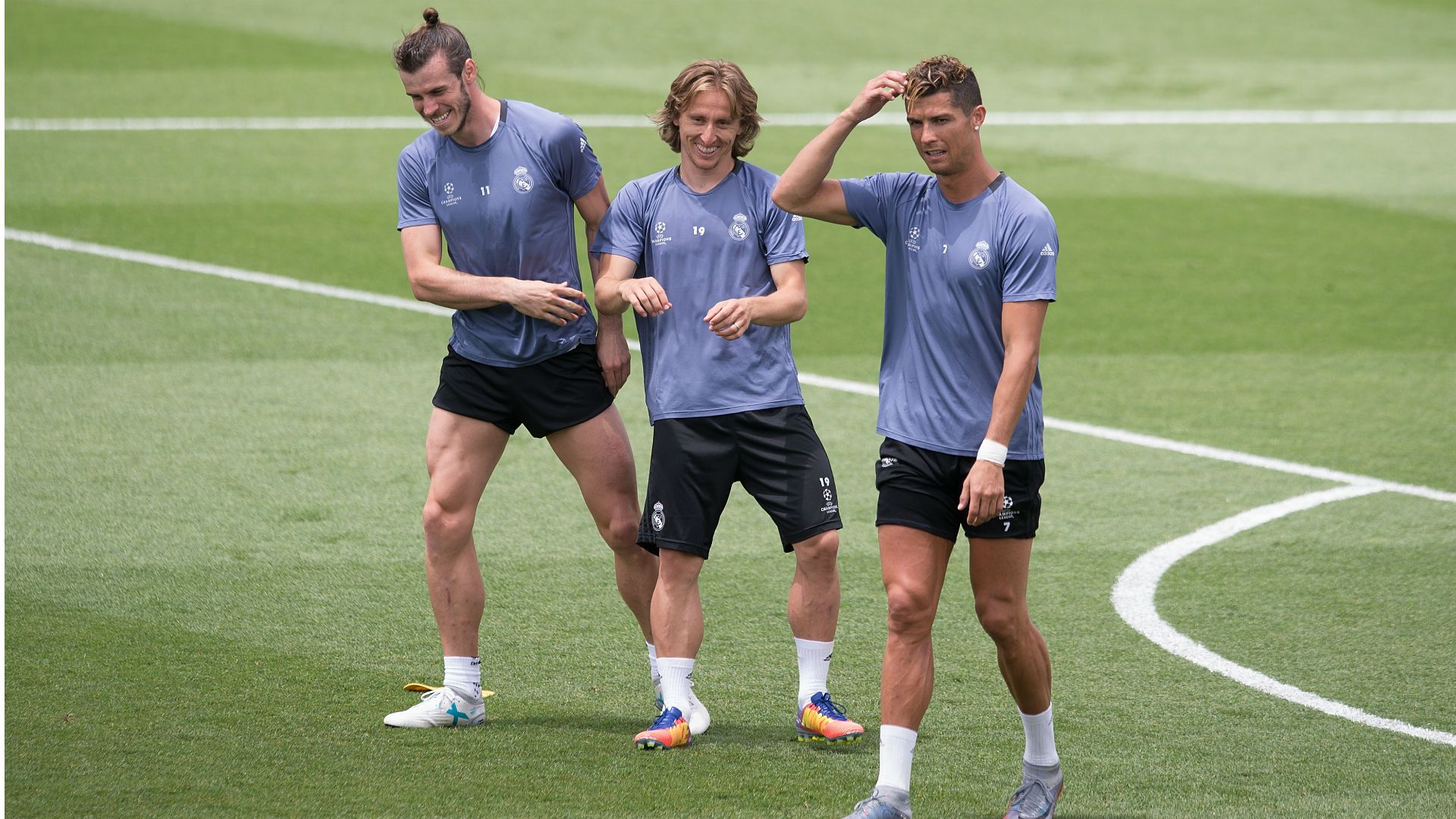 Gareth Bale Luka Modric Cristiano Ronaldo Real Madrid