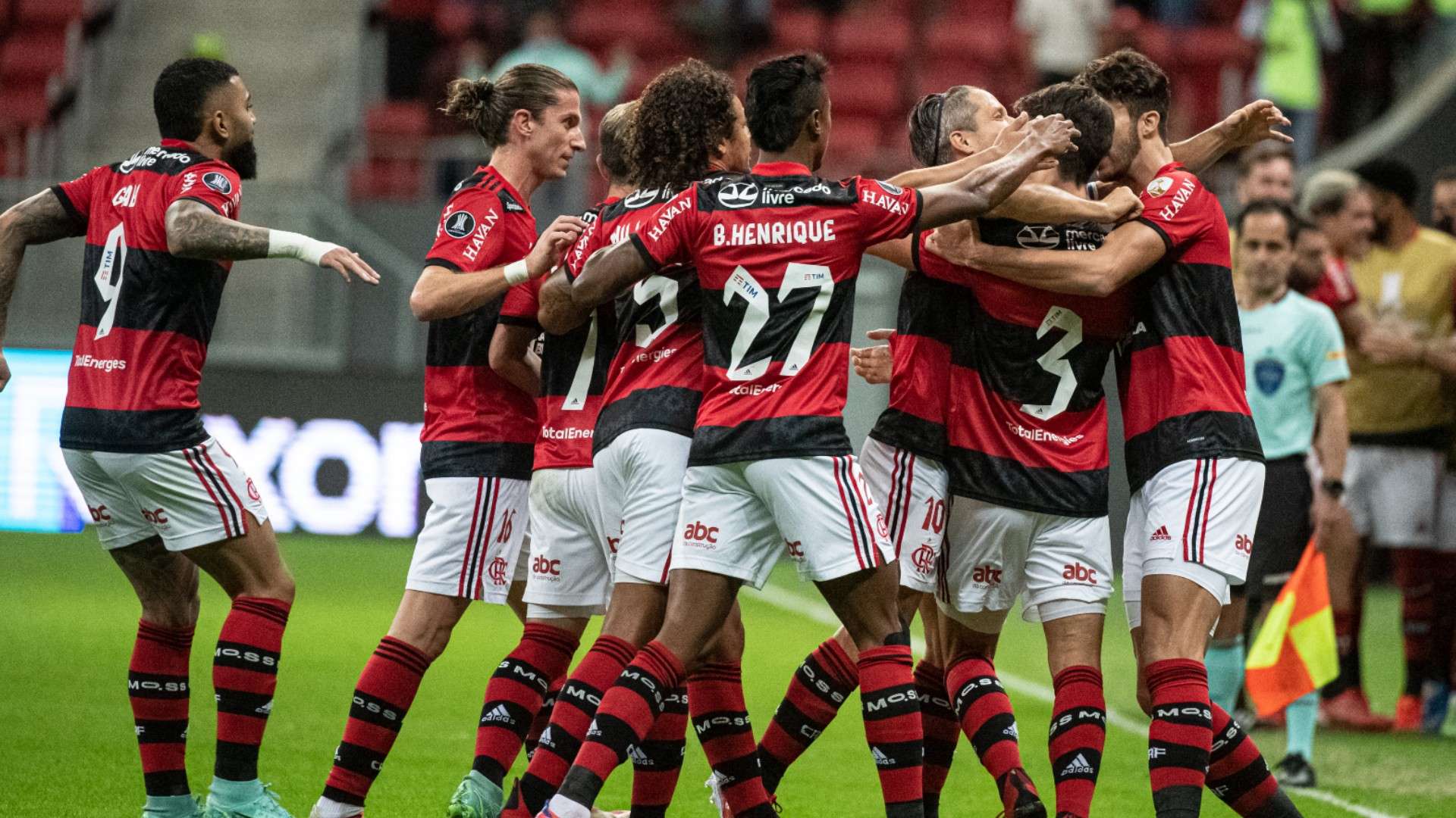 Flamengo Defensa y Justicia Libertadores 21 07 2021